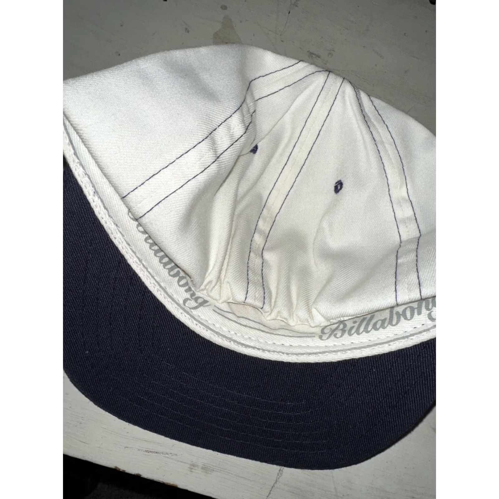 Billabong VINTAGE Billabong SUPER G SURFER Baseball Cap Men Small White 90s Size ONE SIZE - 5 Thumbnail