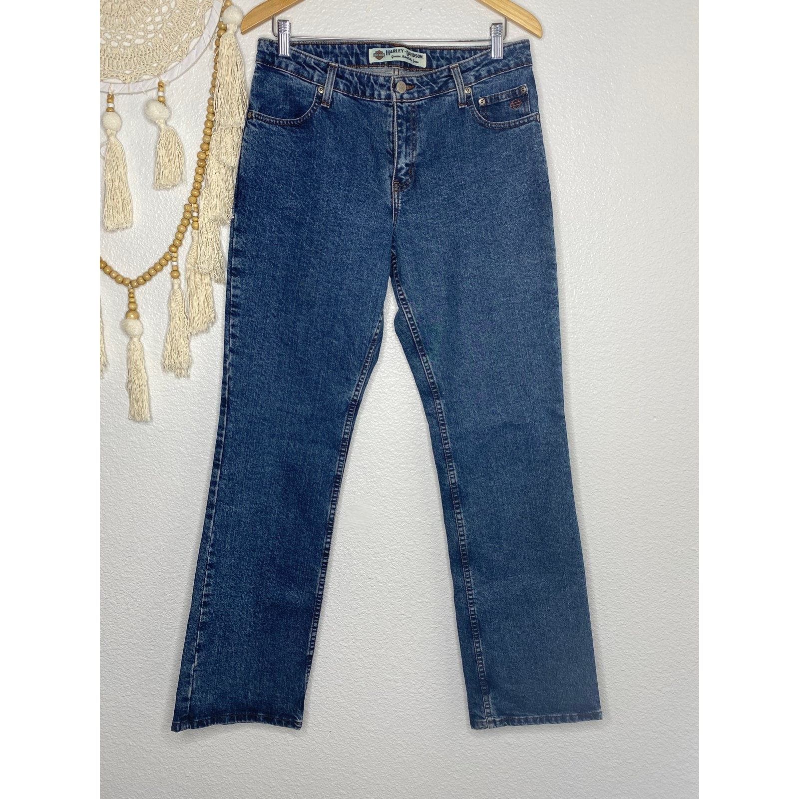 Harley Davidson Harley-Davidson women jeans Size 32" / US 10 / IT 46 - 1 Thumbnail