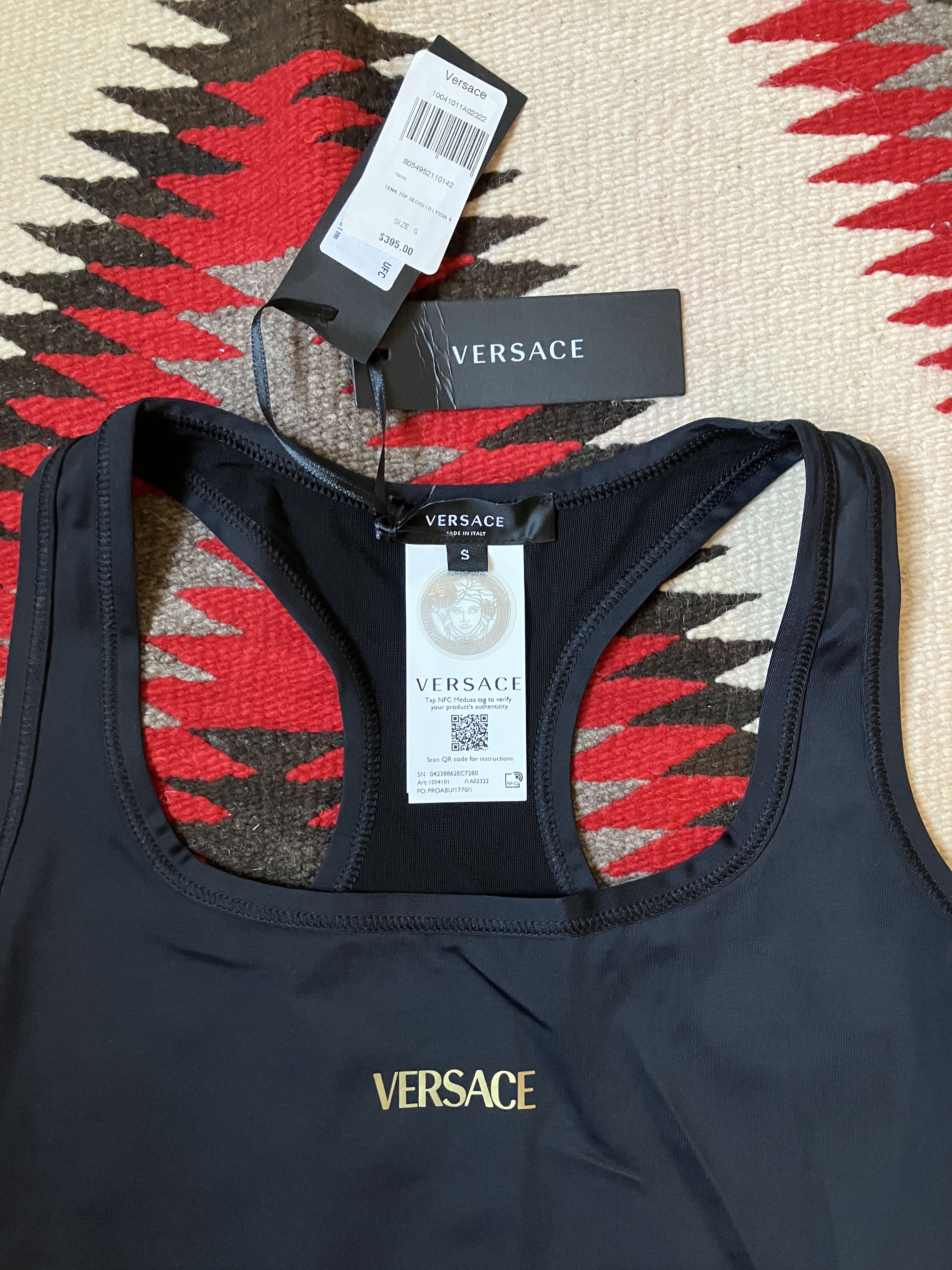 Versace Activewear Gym Stretch Tank Size S / US 4 / IT 40 - 5 Thumbnail