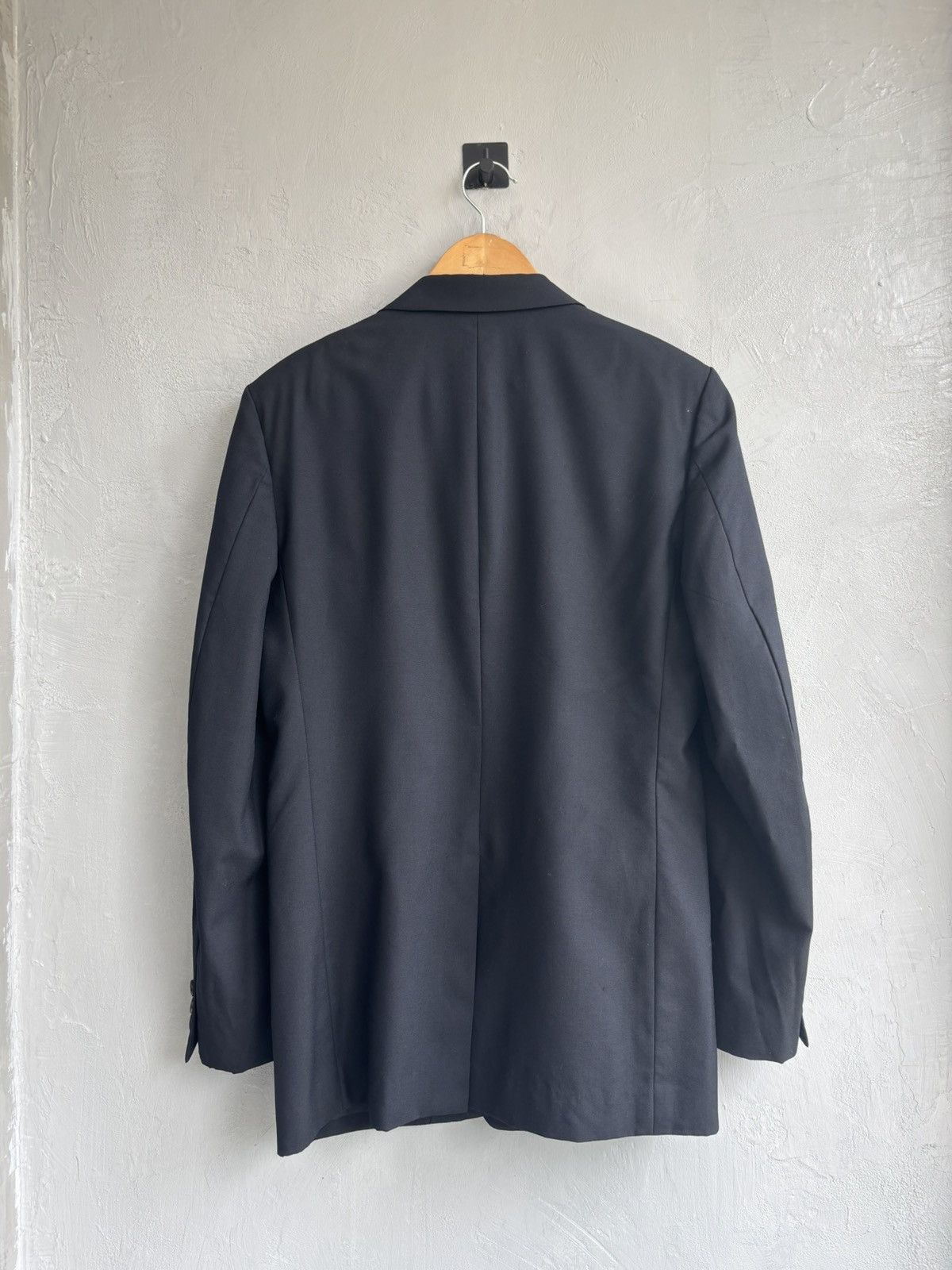 Comme des Garcons × Comme des Garcons Homme Deux × Comme des Garcons Homme Plus Comme des Garcons Homme deux 2008 smooth wool blazer Size 48R - 2 Thumbnail