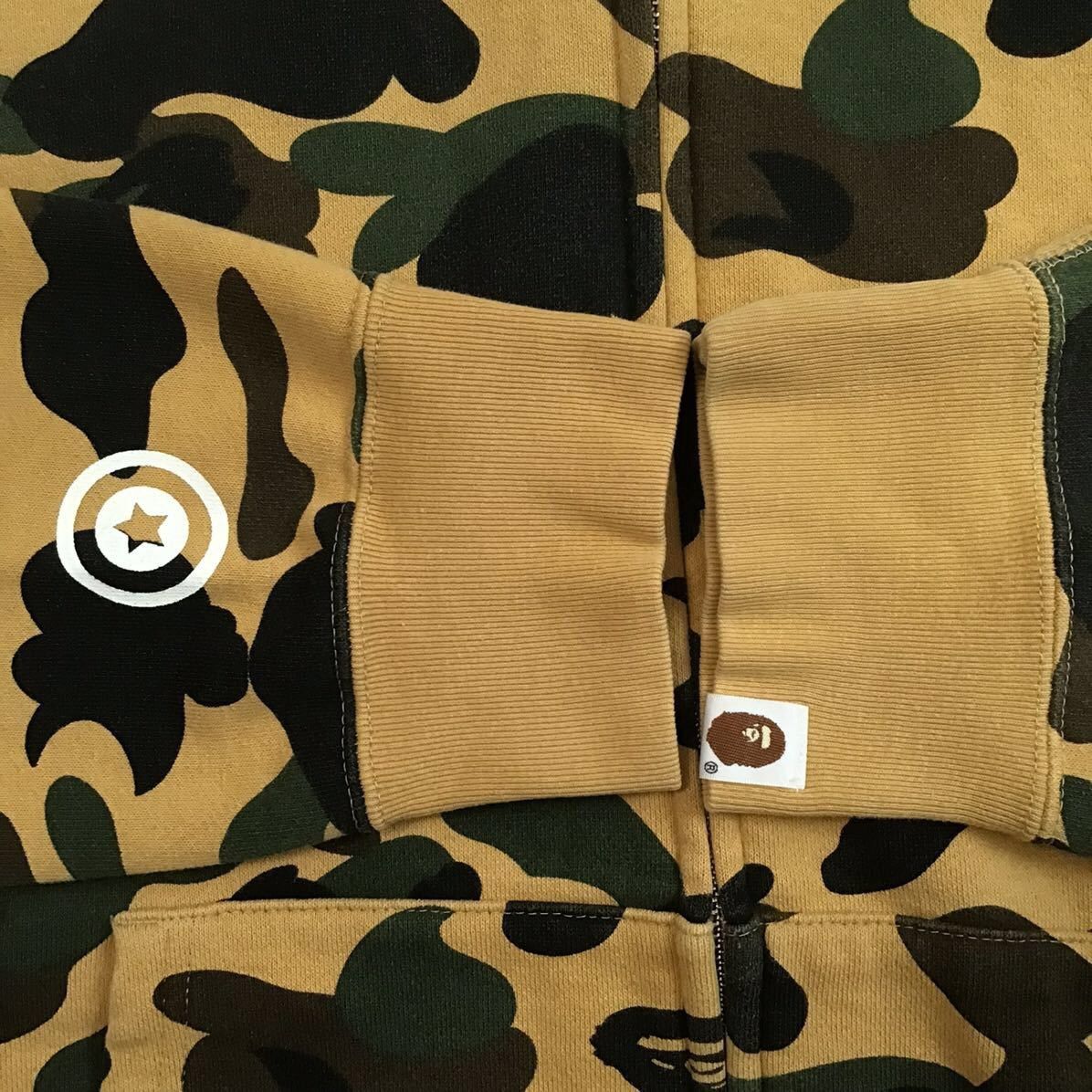 Bape BAPE 1st camo yellow shark full zip hoodie a bathing ape Size US XL / EU 56 / 4 - 6 Thumbnail