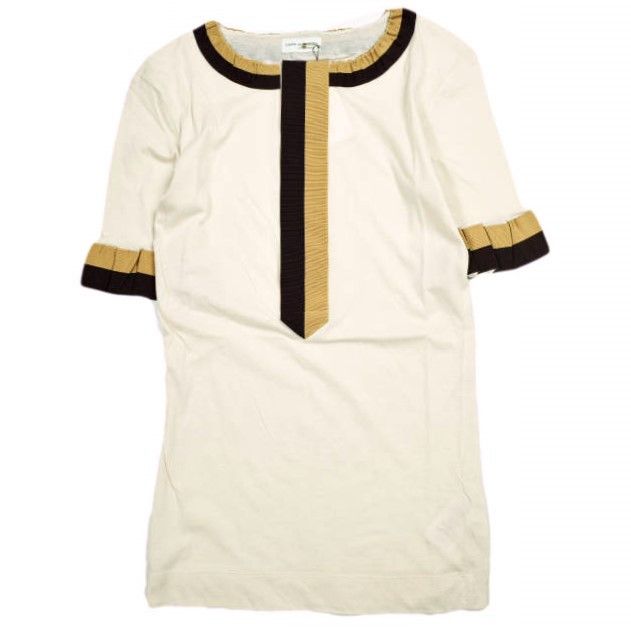 Dries Van Noten Dries Van Noten Dries Van Noten HAPPY TAPE Cotton T-shirt Textile T-Shirts 241-011144-8606-100 DUTY FREE for USA Size ONE SIZE - 1 Thumbnail
