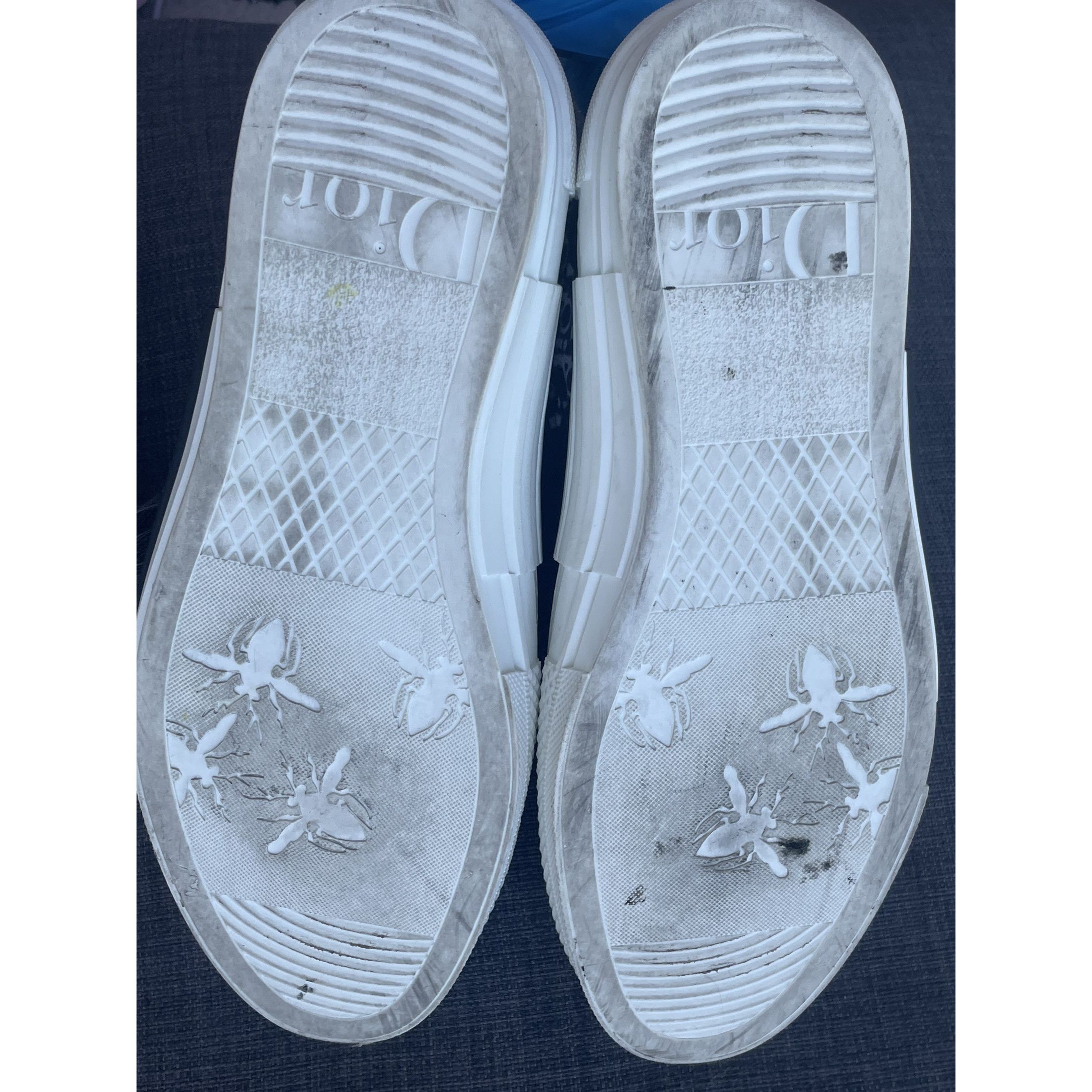 Dior Dior Mens B23 Black & White Oblique High-Top Sneakers Size 4 Size US 8.5 / EU 41-42 - 10 Thumbnail
