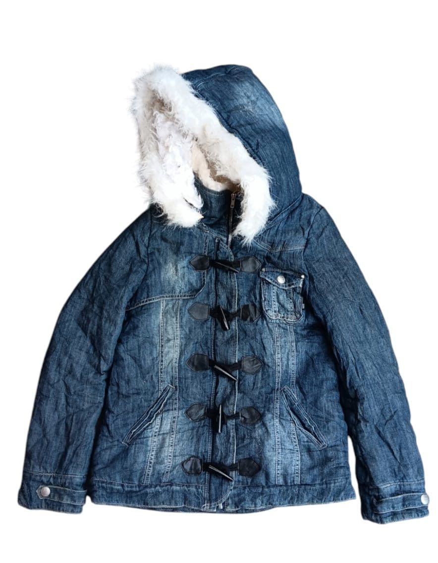 Hysteric Glamour Backs japan fur hoodie denim jacket Size US M / EU 48-50 / 2 - 3 Thumbnail