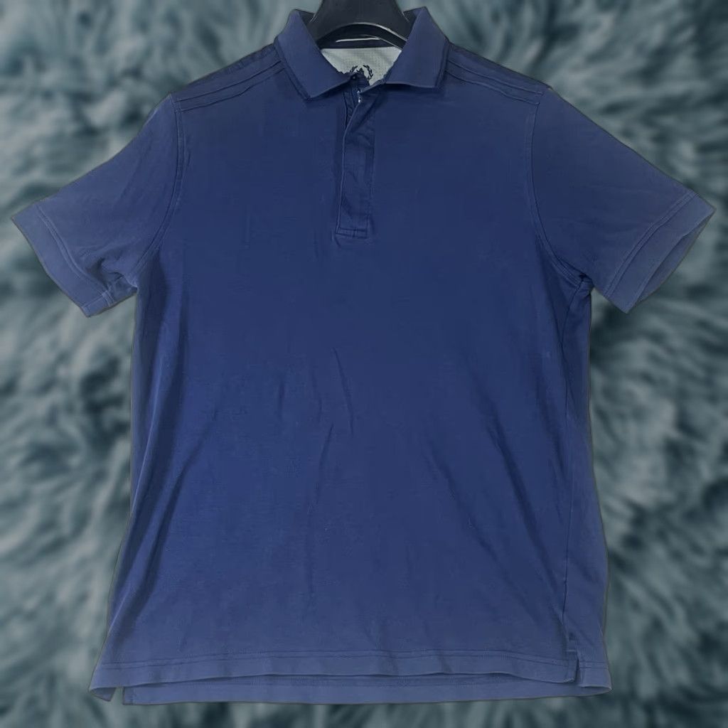 BUGATCHI Bugatchi Uomo Polo Shirt Mens Medium Blue Designer Preppy Size US M / EU 48-50 / 2 - 1 Thumbnail