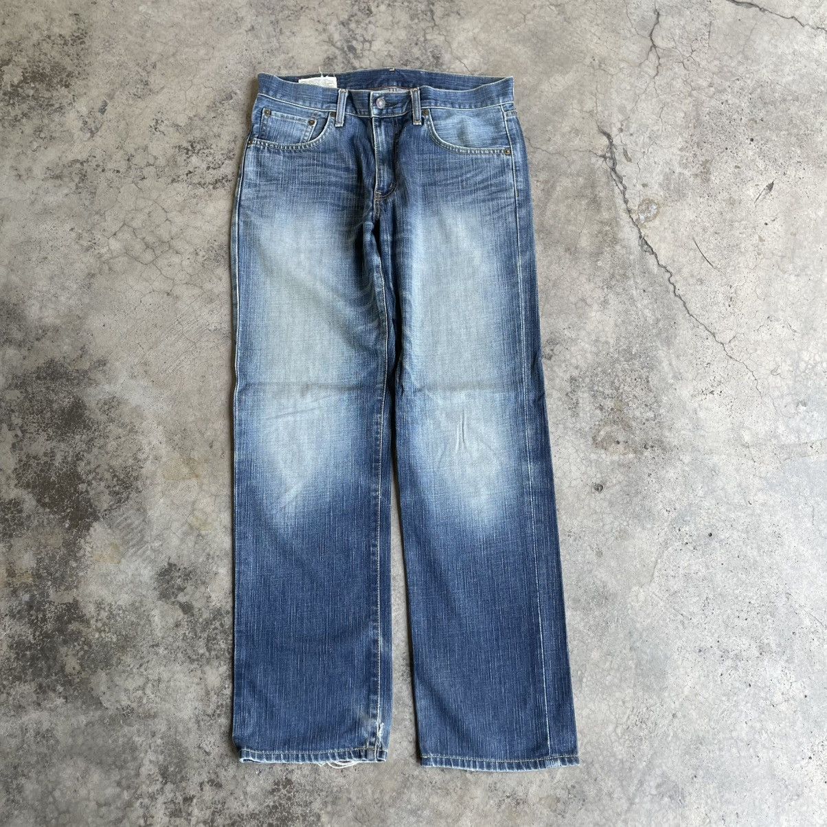 Edwin 🔥Vintage Edwin 503 Stoned Washed Ripped Distress Denim Jeans Size US 33 - 1 Thumbnail