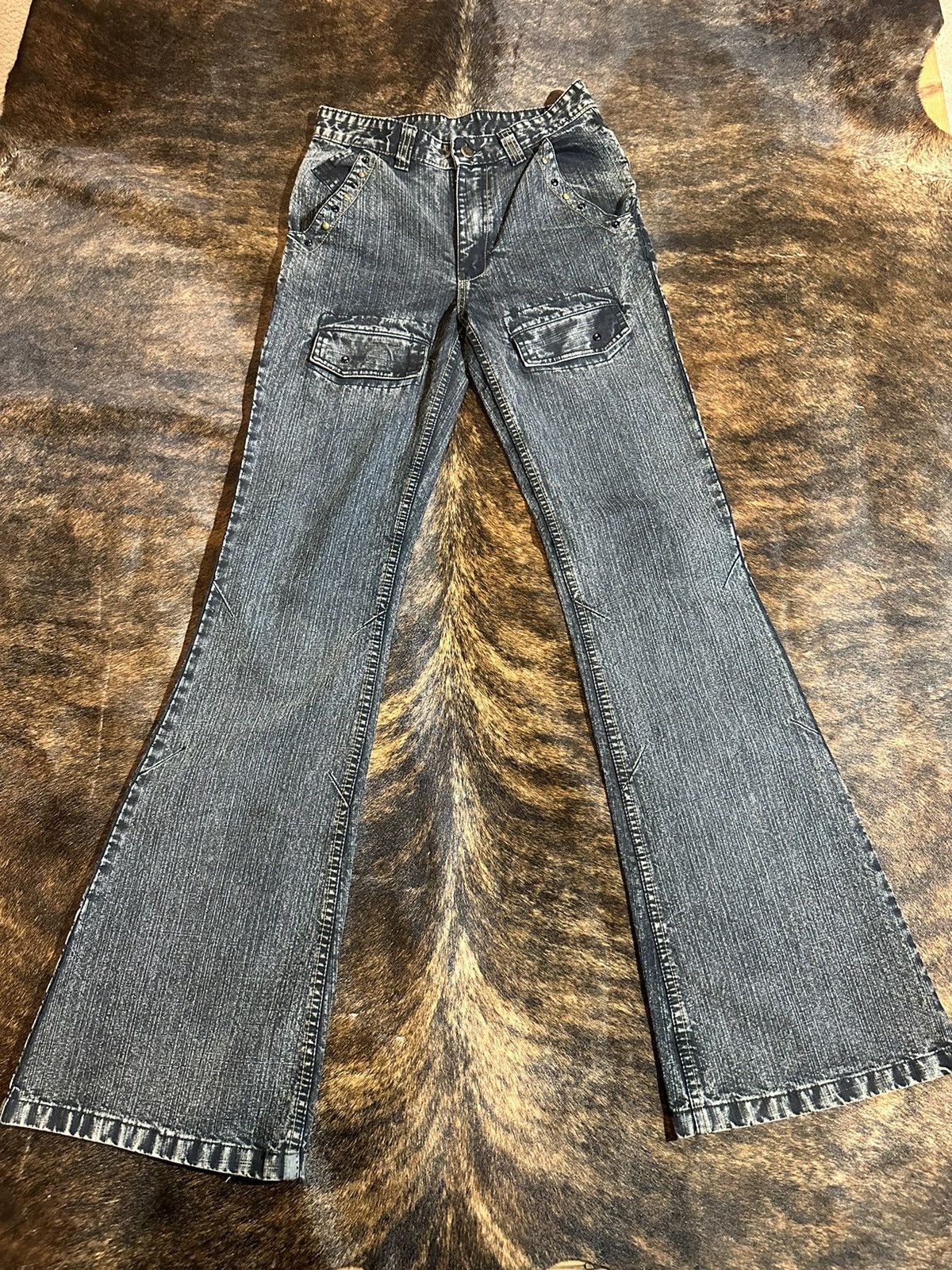 Japanese Brand Japanese stacked/flare jeans Size US 28 / EU 44 - 1 Thumbnail