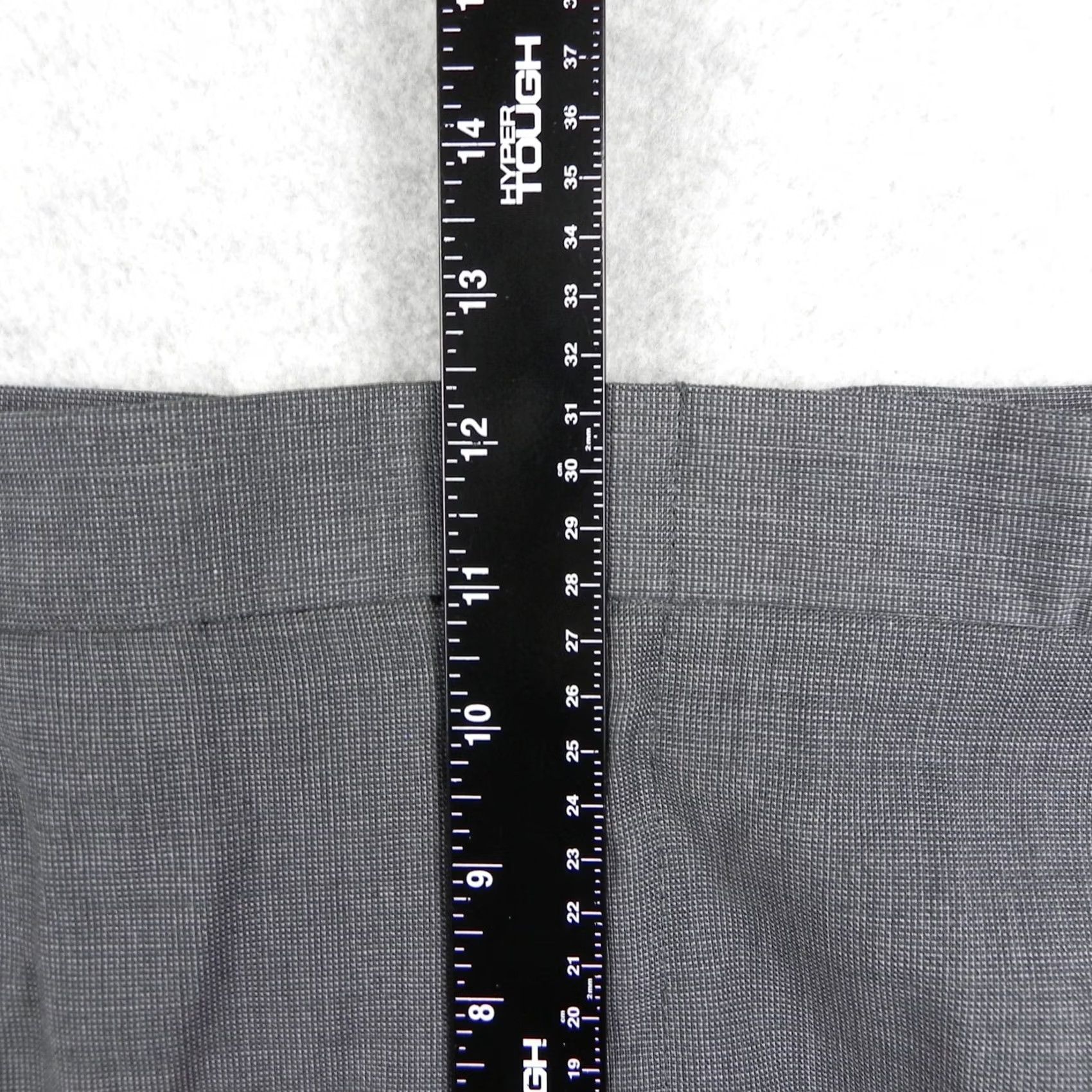 Jos. A. Bank Jos A Bank Travelers Wool Dress Pants Mens 42x29 Slacks Suit Formal Pleated Gray Size 42R - 6 Thumbnail