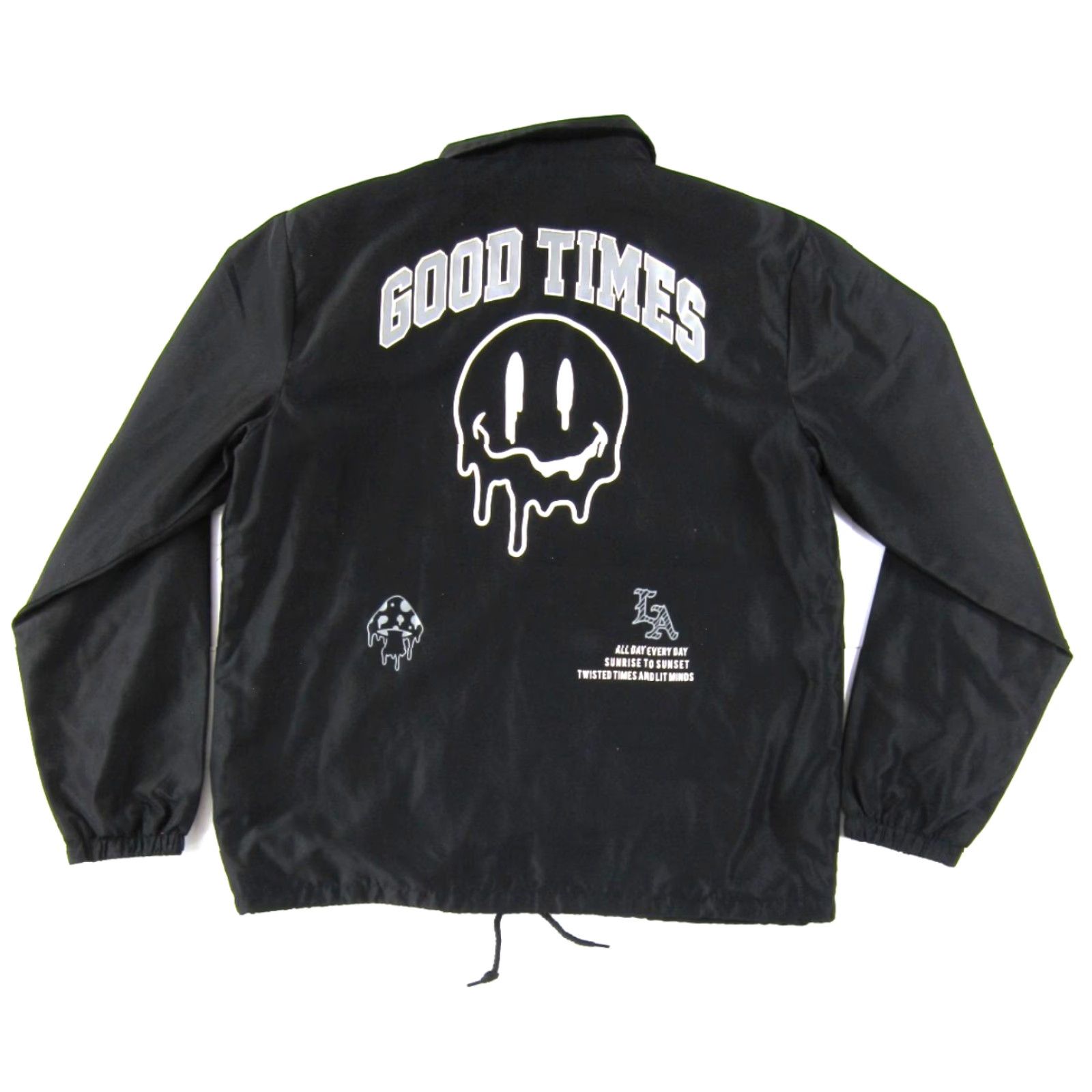 Brandblack Eighty Eight Brand Black Snap Mushroom Trippy Good Times Los Angeles Jacket XL Size US XL / EU 56 / 4 - 2 Thumbnail