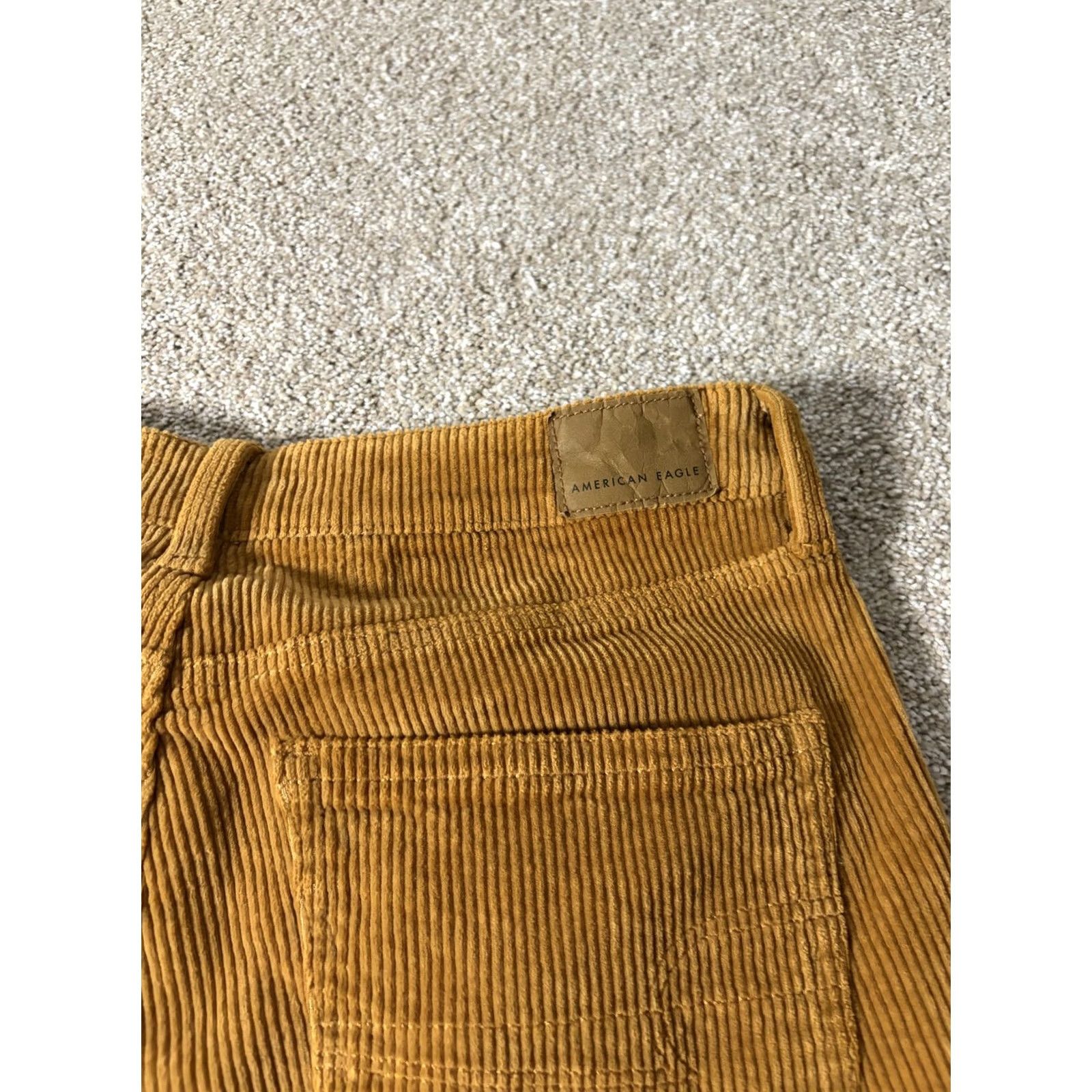 American Eagle Outfitters American Eagle Outfitters Womens Pants 6 Brown Corduroy Chino Super Stretch Size 28" / US 6 / IT 42 - 7 Thumbnail