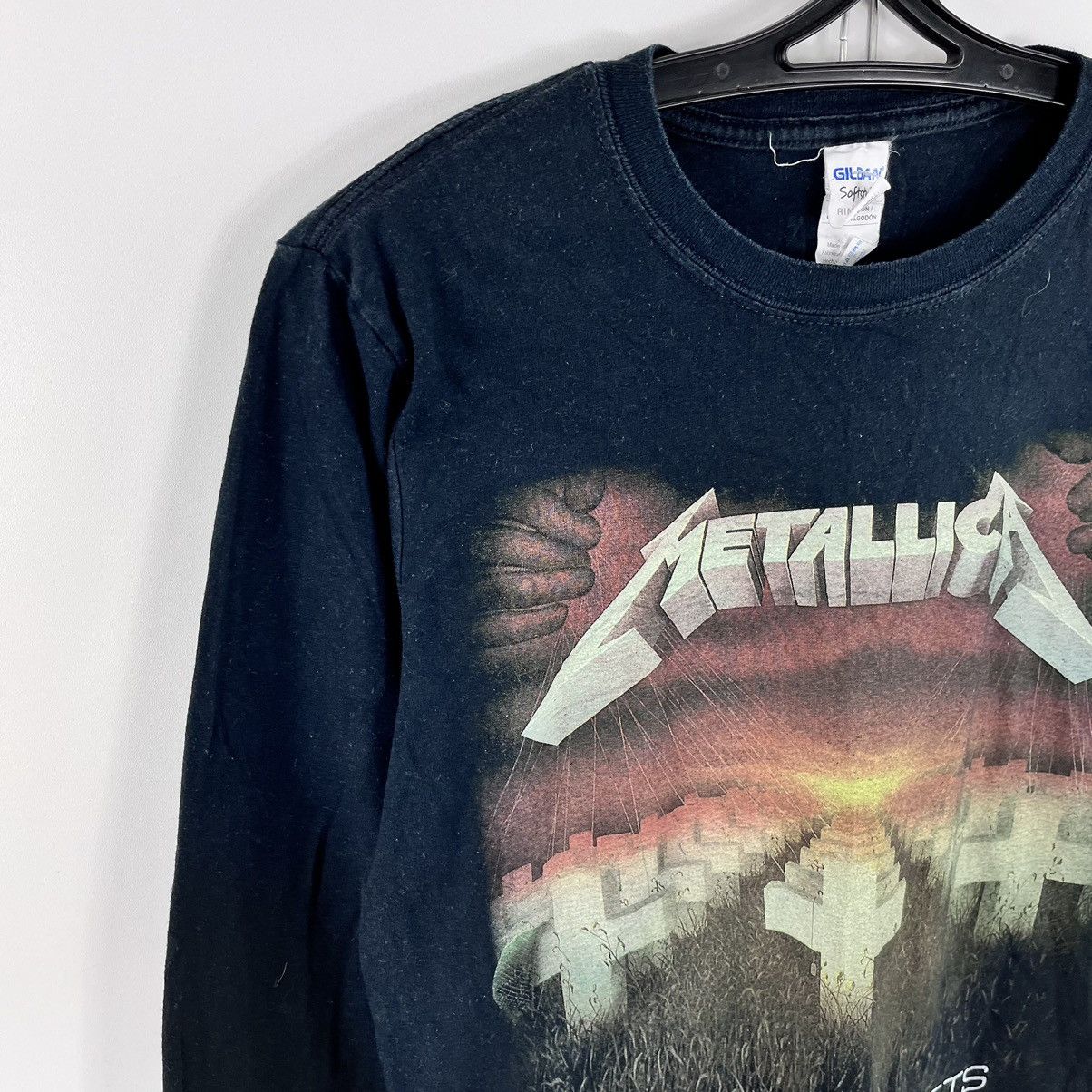 Band Tees × Metallica × Vintage Metallica Damage Masterof Puppets Big Logo Longsleeve Sz M Size US M / EU 48-50 / 2 - 3 Thumbnail