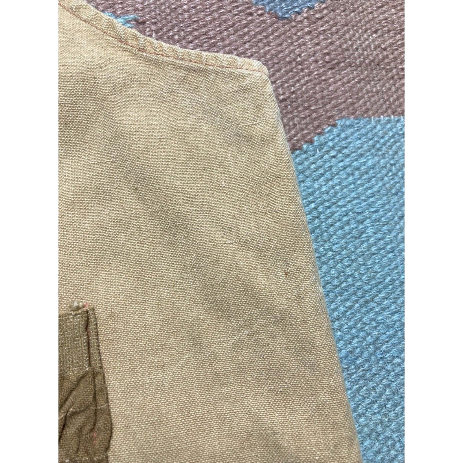 Vintage VINTAGE Canvas Hunting Vest Shooting Cotton Button Boxy Cropped Large 60s 70s Shirt Adult L Mens Boys Size US L / EU 52-54 / 3 - 3 Thumbnail