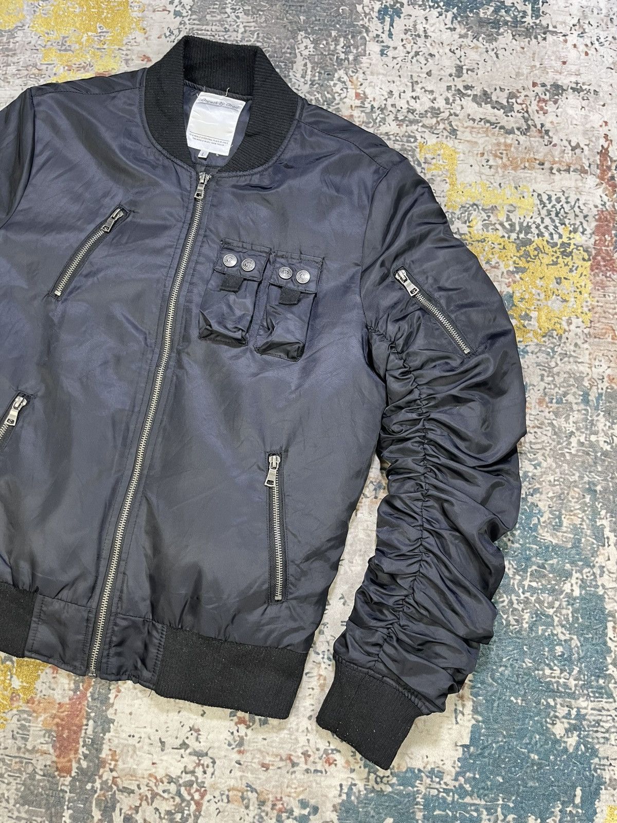Grailed Growth By Grail Multi Pocket Creped Sleeve Bombers Size US S / EU 44-46 / 1 - 6 Thumbnail