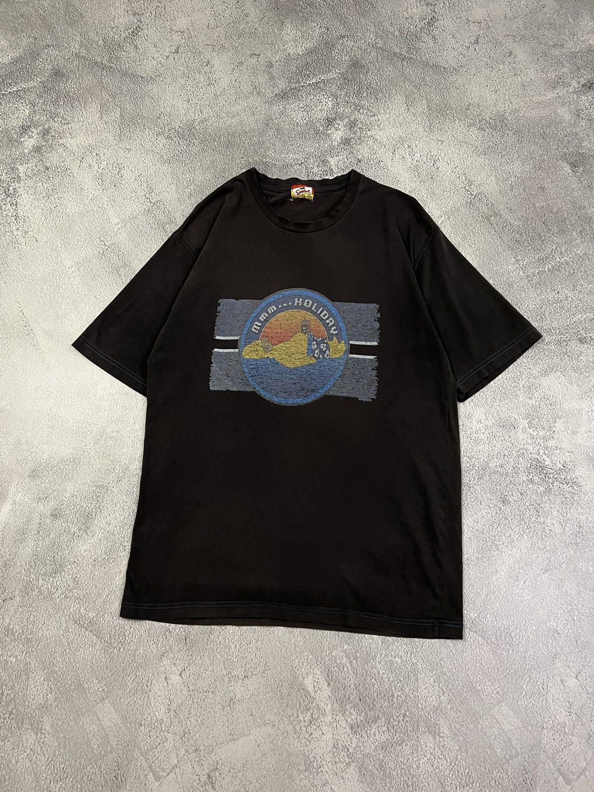The Simpsons × Vintage Vintage Y2k 1999 The Simpsons Movie Faded Thrashed T-Shirt Size US XL / EU 56 / 4 - 1 Thumbnail