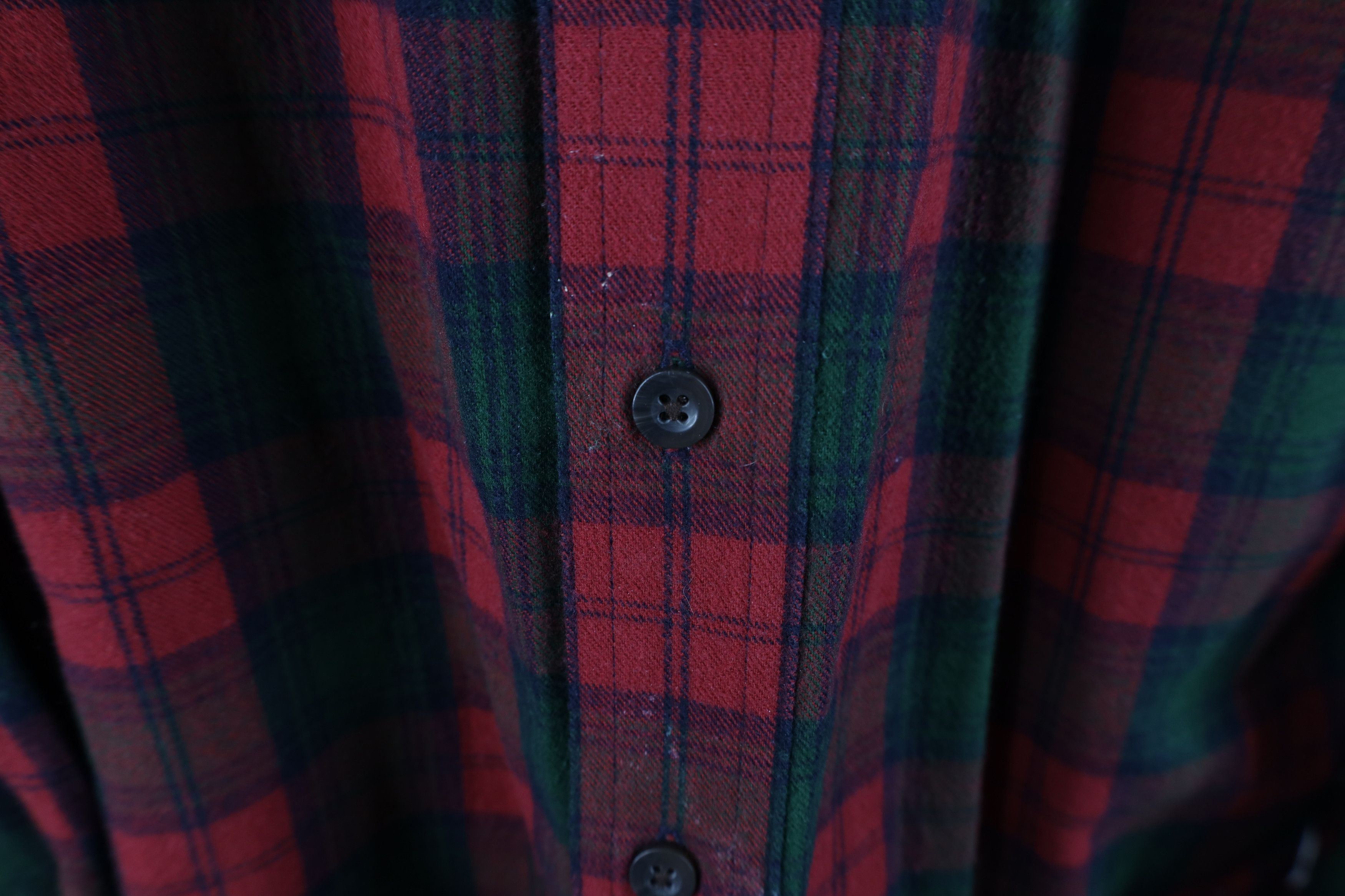 L.L. Bean × Vintage Vintage LL Bean Flannel Collared Button Down Shirt Plaid Size US L / EU 52-54 / 3 - 4 Thumbnail