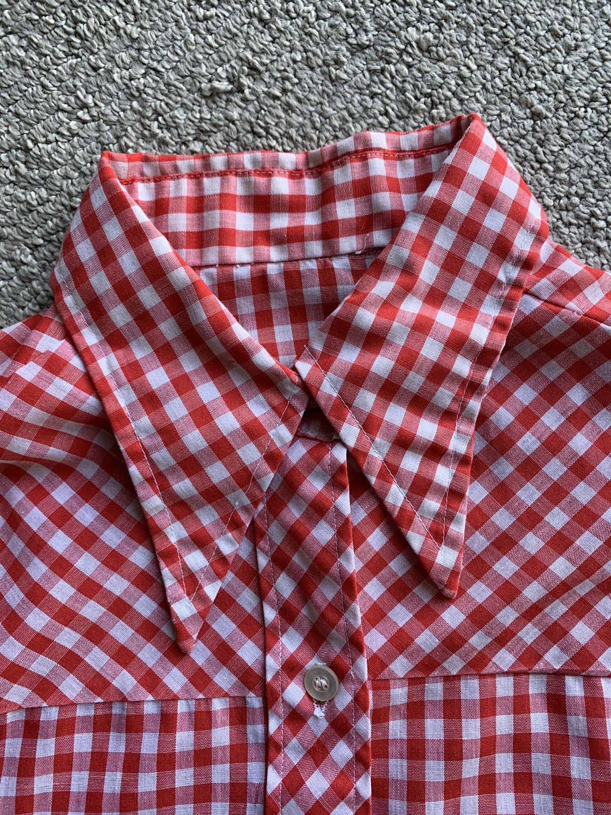 Other × Vintage True Vintage Picnic Checker Plaid Chore 1970s Hippie Boho Size XS / US 0-2 / IT 36-38 - 9 Thumbnail