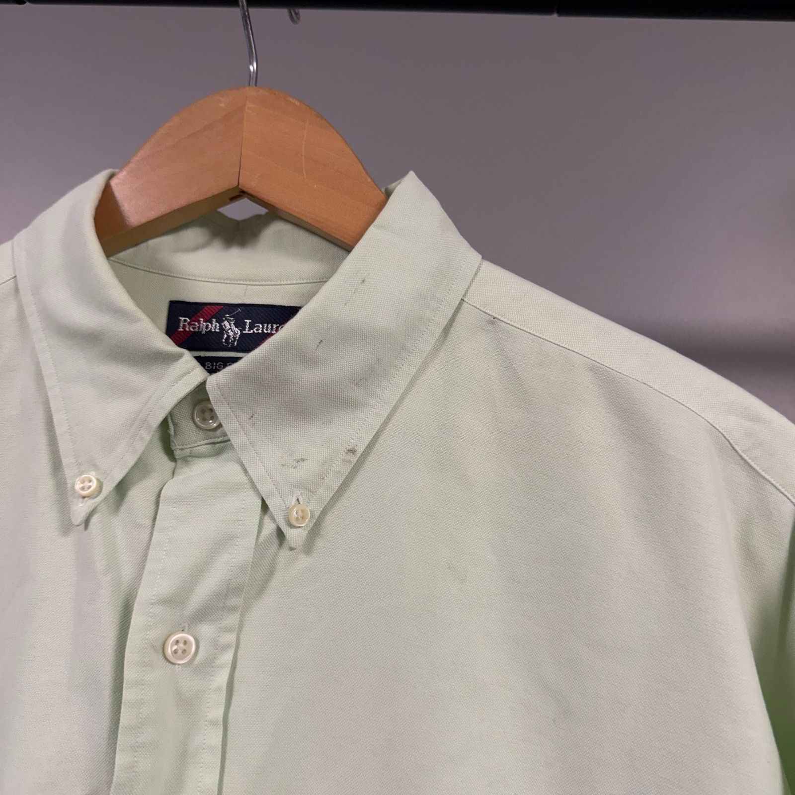 Polo Ralph Lauren Polo Ralph Lauren Big Shirt 100% cotton green button up Size US XL / EU 56 / 4 - 4 Thumbnail