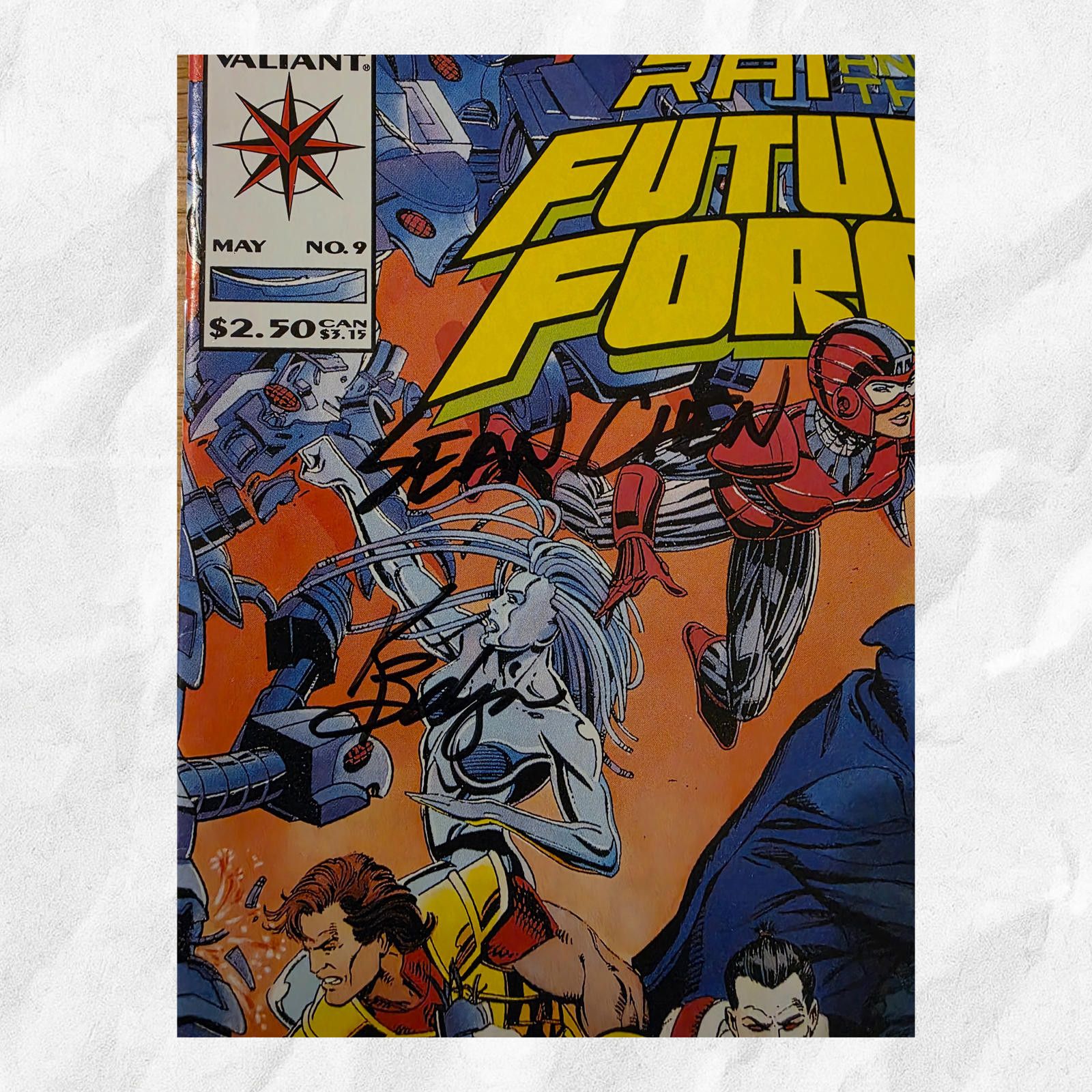 Other Rai and the Future Force #9 NM Ostrander Comic Signed (C) Size ONE SIZE - 2 Thumbnail