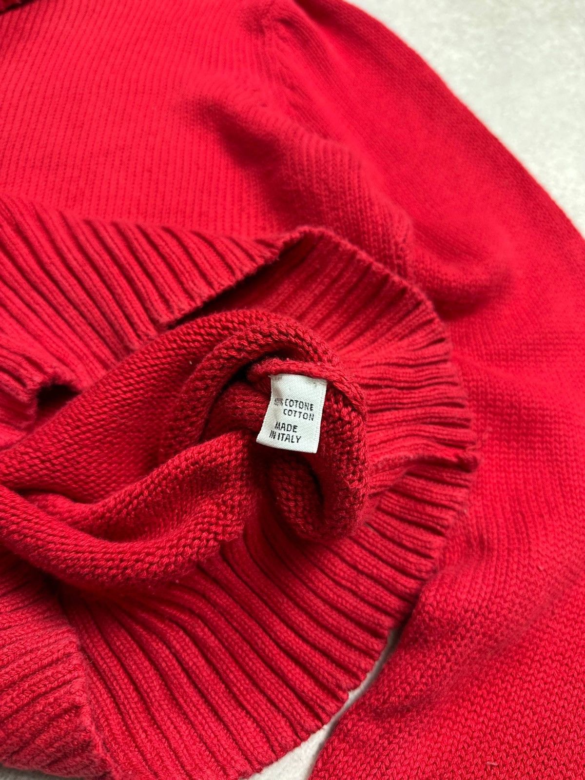 Loro Piana Vintage Loro Piana Red Turtleneck Knit Sweater Rare S Size US S / EU 44-46 / 1 - 5 Thumbnail