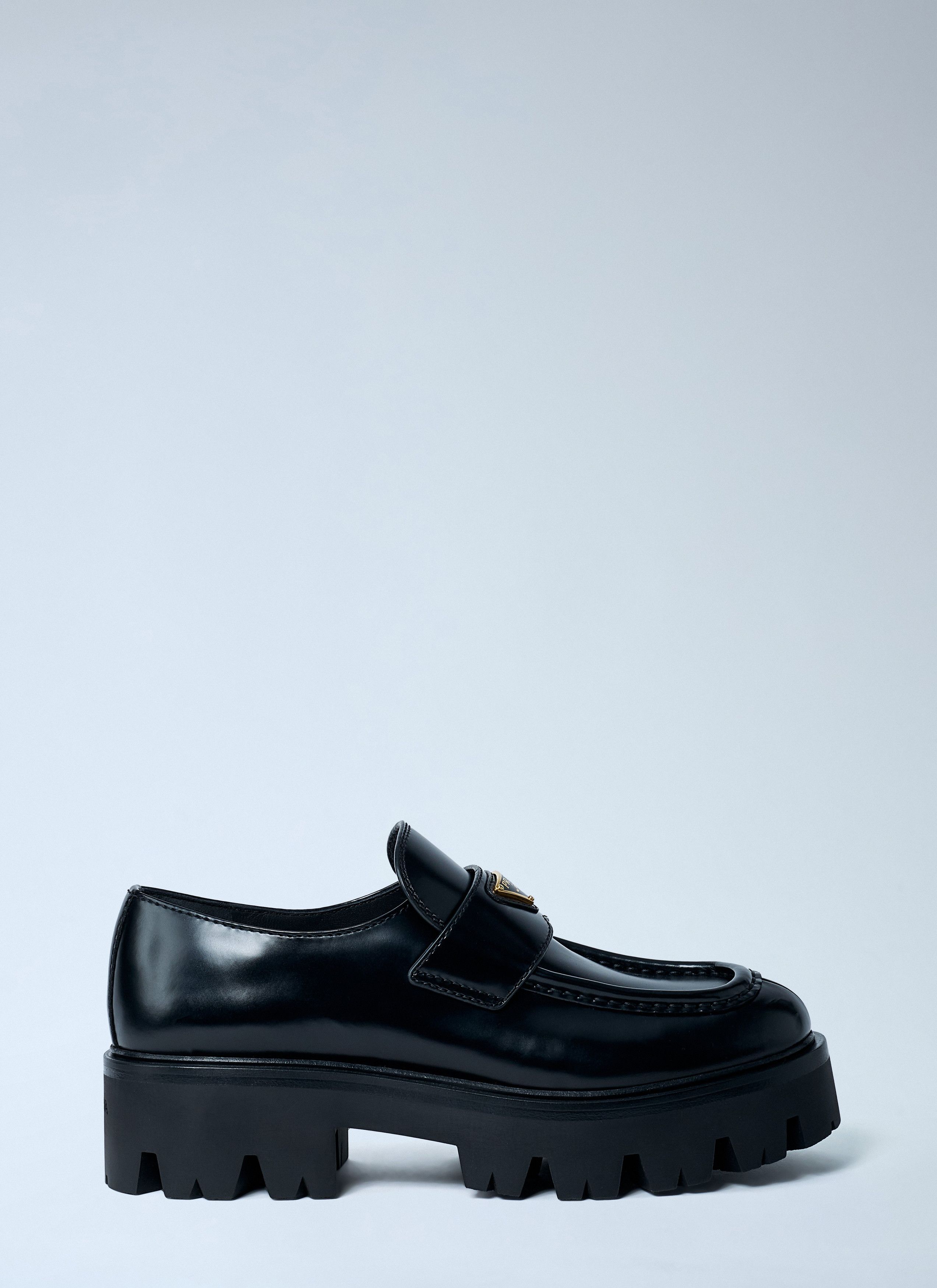 Prada Brushed Leather Loafers Size US 11 / IT 41 - 1 Thumbnail