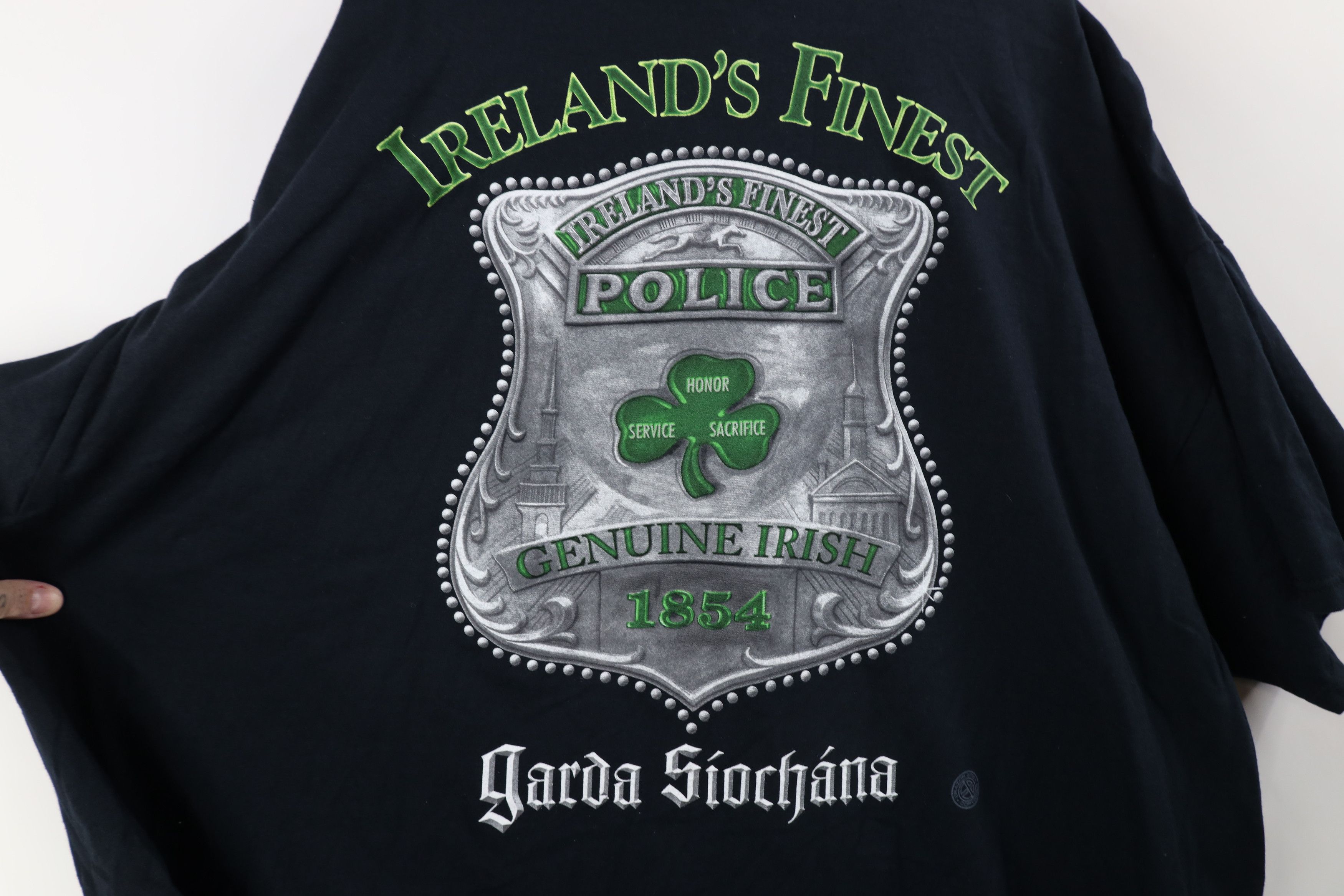 Vintage Deadstock Vintage Streetwear Police Garda Siochana T-Shirt Size US XXL / EU 58 / 5 - 7 Thumbnail