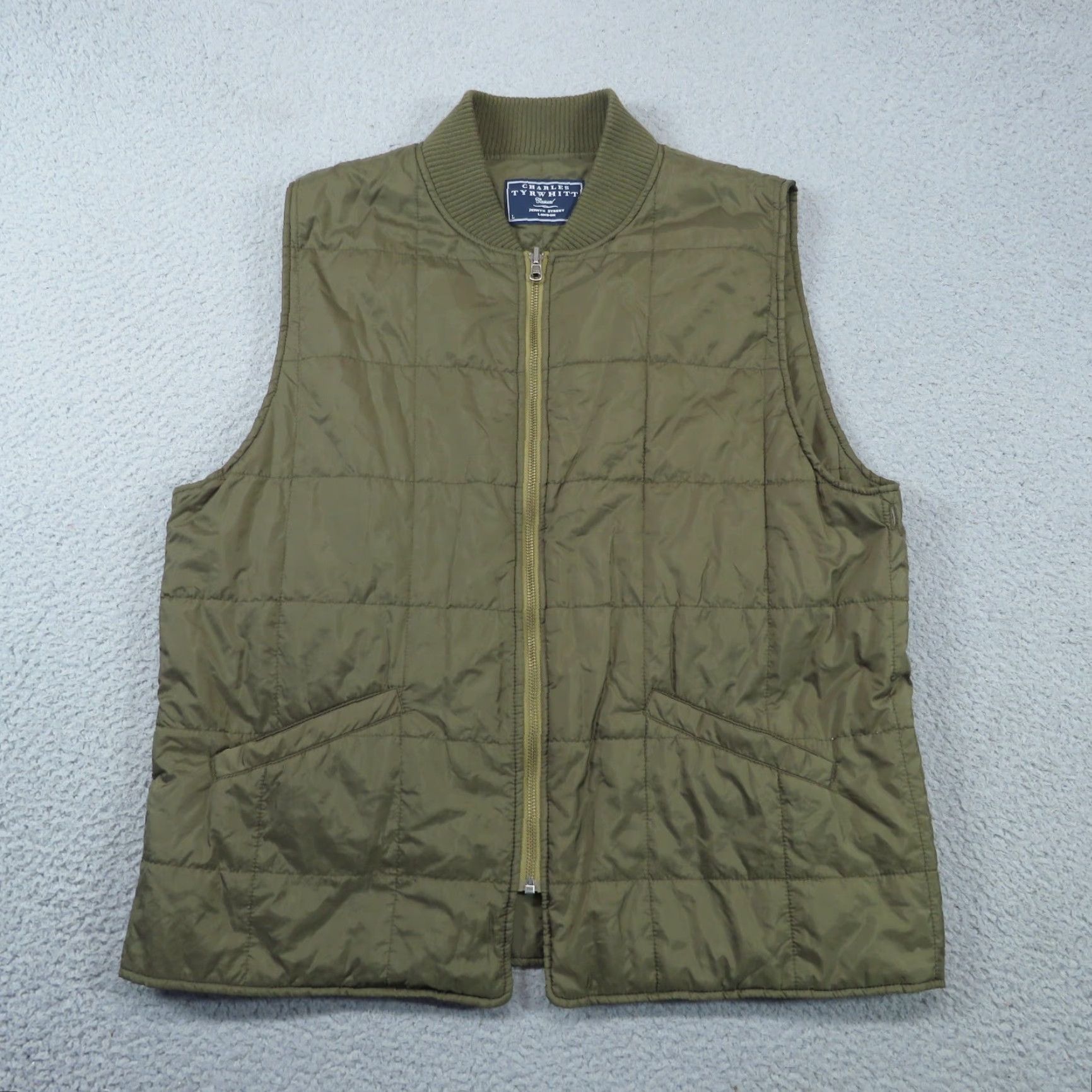 Charles Tyrwhitt Charles Tyrwhitt Jacket Mens Large 3-in-1 Quilted Gilet Removable Vest Hood Stow Size US L / EU 52-54 / 3 - 5 Thumbnail