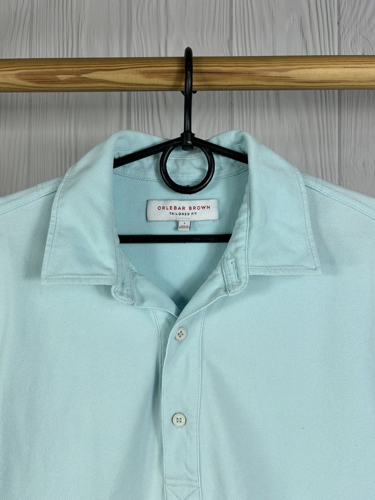 Orlebar Brown Orlebar Brown Tailored Fit Blue Polo Shirt Size S Size US S / EU 44-46 / 1 - 4 Thumbnail
