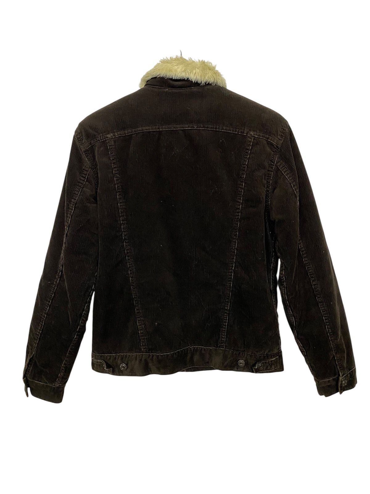 Edwin Edwin Corduroy Sherpa Trucker Jacket Faux Fur Collar Lining Size US M / EU 48-50 / 2 - 6 Thumbnail