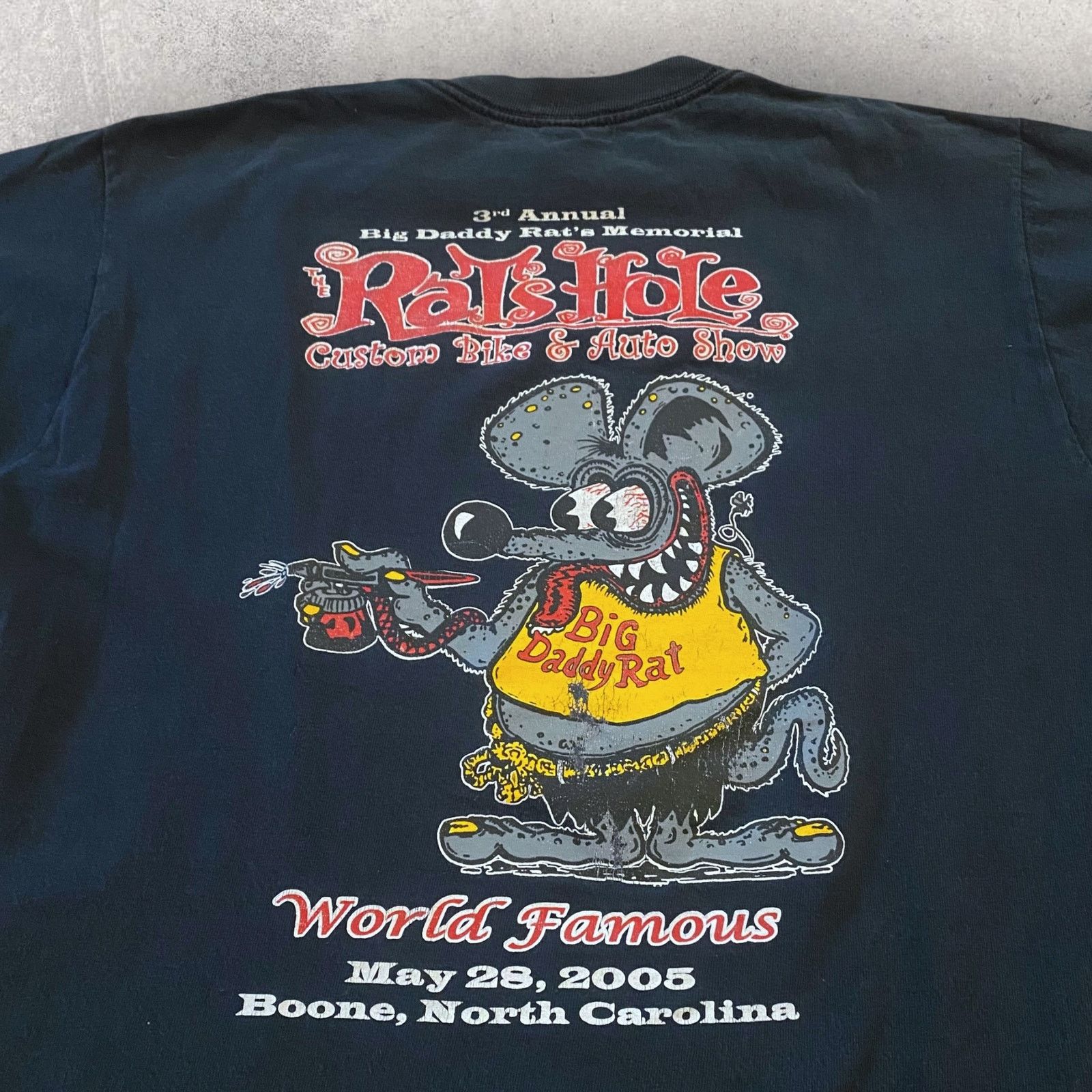 Vintage Vintage Rat Fink Ed Big Daddy Roth Tattoo Biker Show T Shirt Size US M / EU 48-50 / 2 - 3 Thumbnail