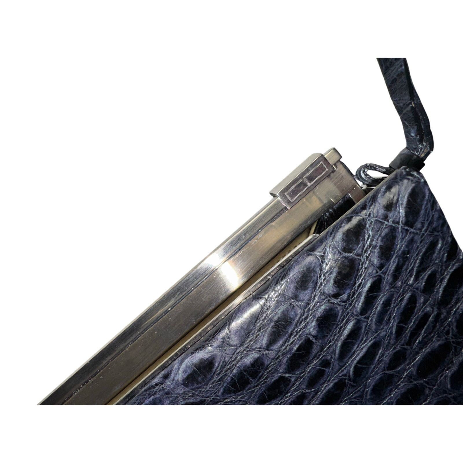 & Other Stories Tardini / Alligator Leather / Clutch / Purse / Shoulder Bag Size ONE SIZE - 5 Thumbnail