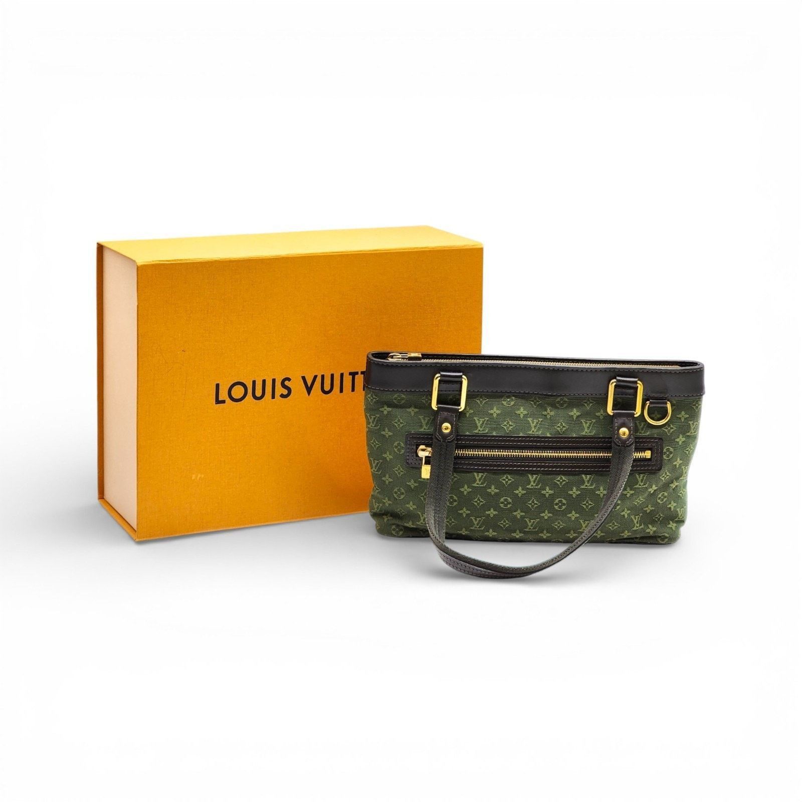 Louis Vuitton Khaki Green Monogram Mini Lin Lucille PM Bag Size ONE SIZE - 2 Thumbnail