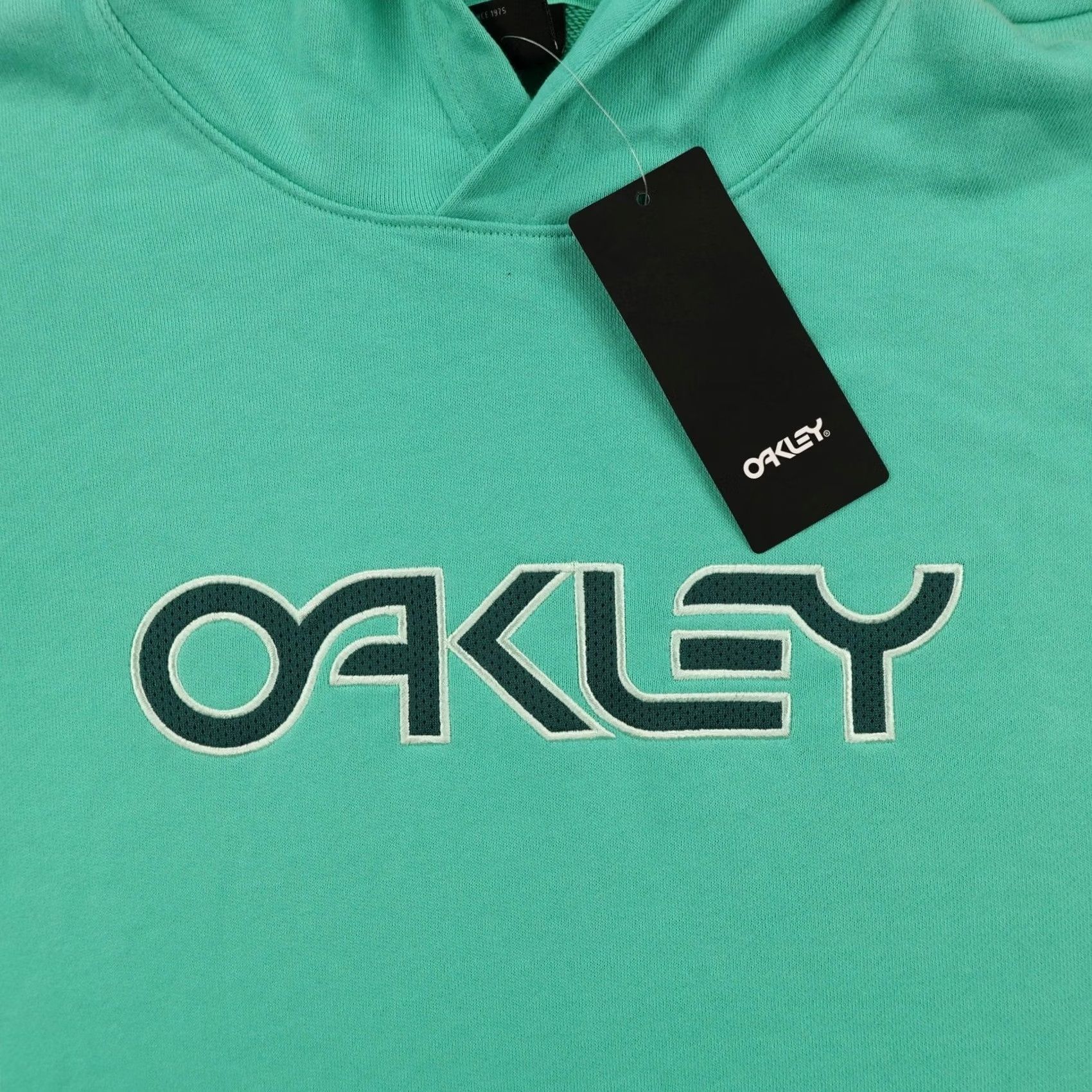 Oakley Oakley Hoodie Men Large Mint Green B1B Pocket Pullover Sweatshirt Fleece Outdoor Size US L / EU 52-54 / 3 - 3 Thumbnail