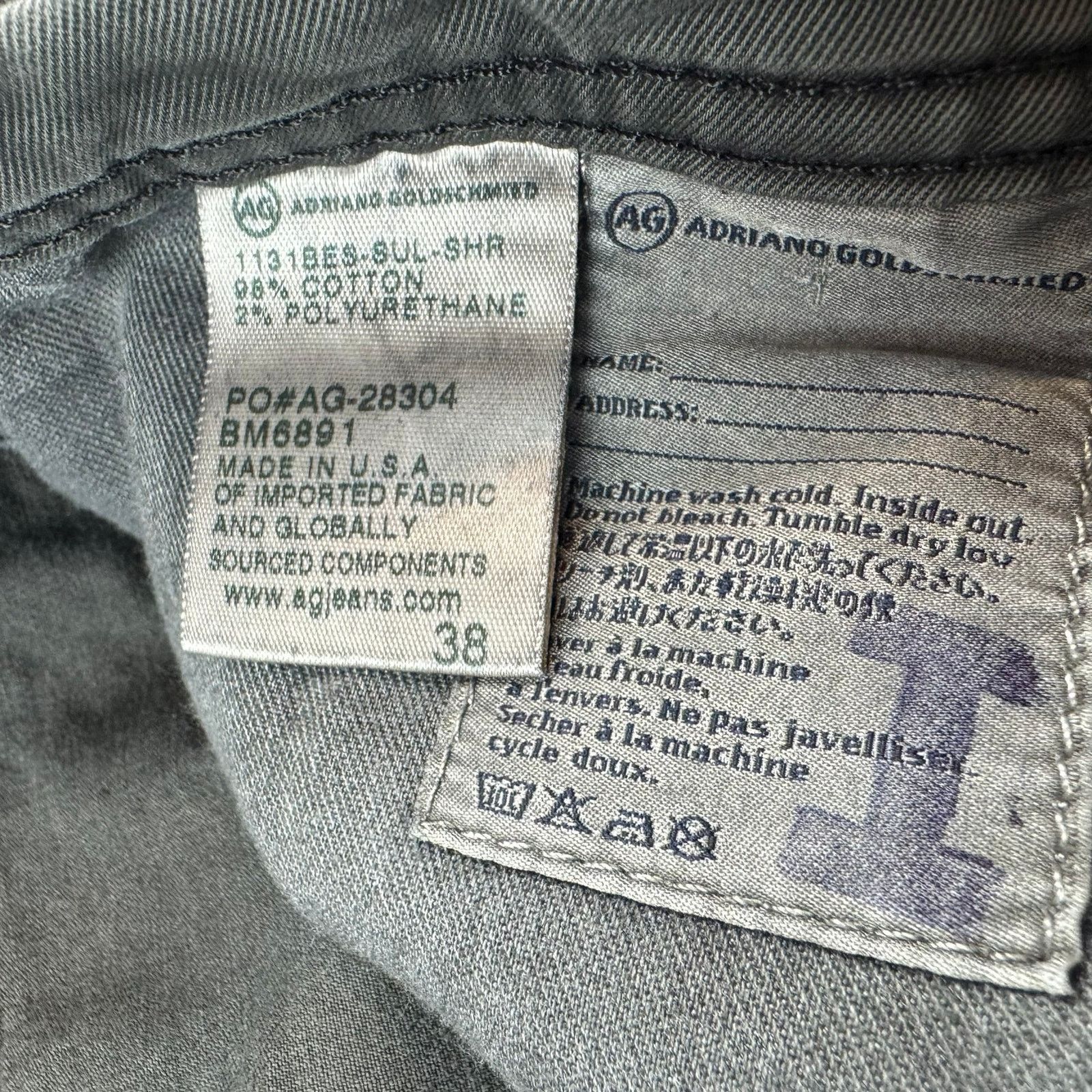 AG Adriano Goldschmied AG Adriano Goldschmied Matchbox Slim Straight Jeans 38x33 Size US 38 / EU 54 - 6 Thumbnail