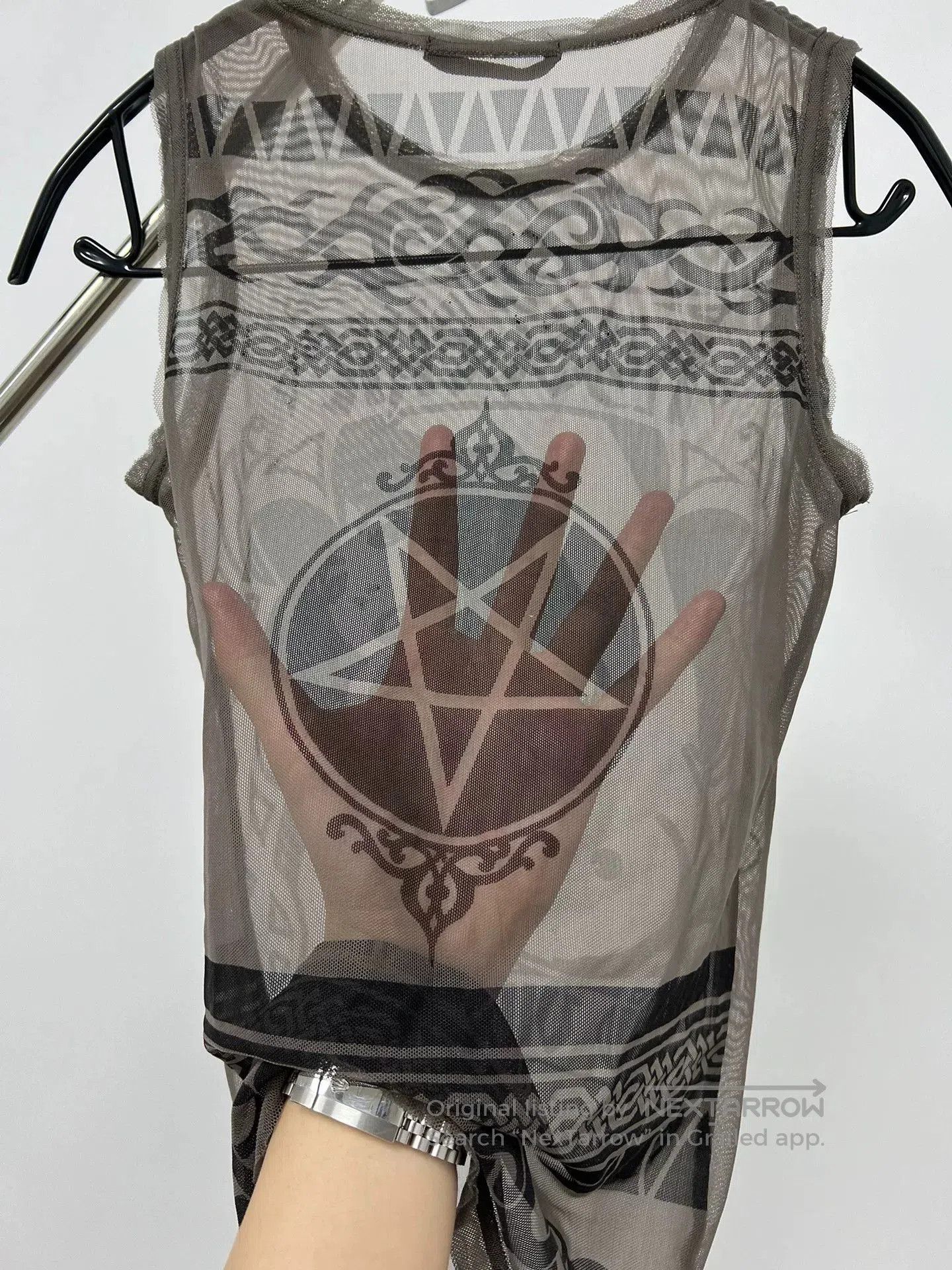 Hysteric Glamour Hysterics Printed Sheer Women’s Short Sleeve Tee. Size S / US 4 / IT 40 - 5 Thumbnail