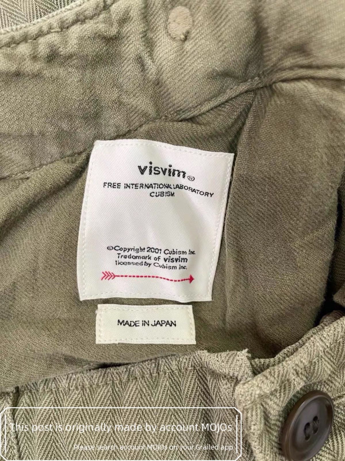 Visvim Sz 2 Visvim Military Cargo Shorts mojos1404529 Size US 32 / EU 48 - 3 Thumbnail