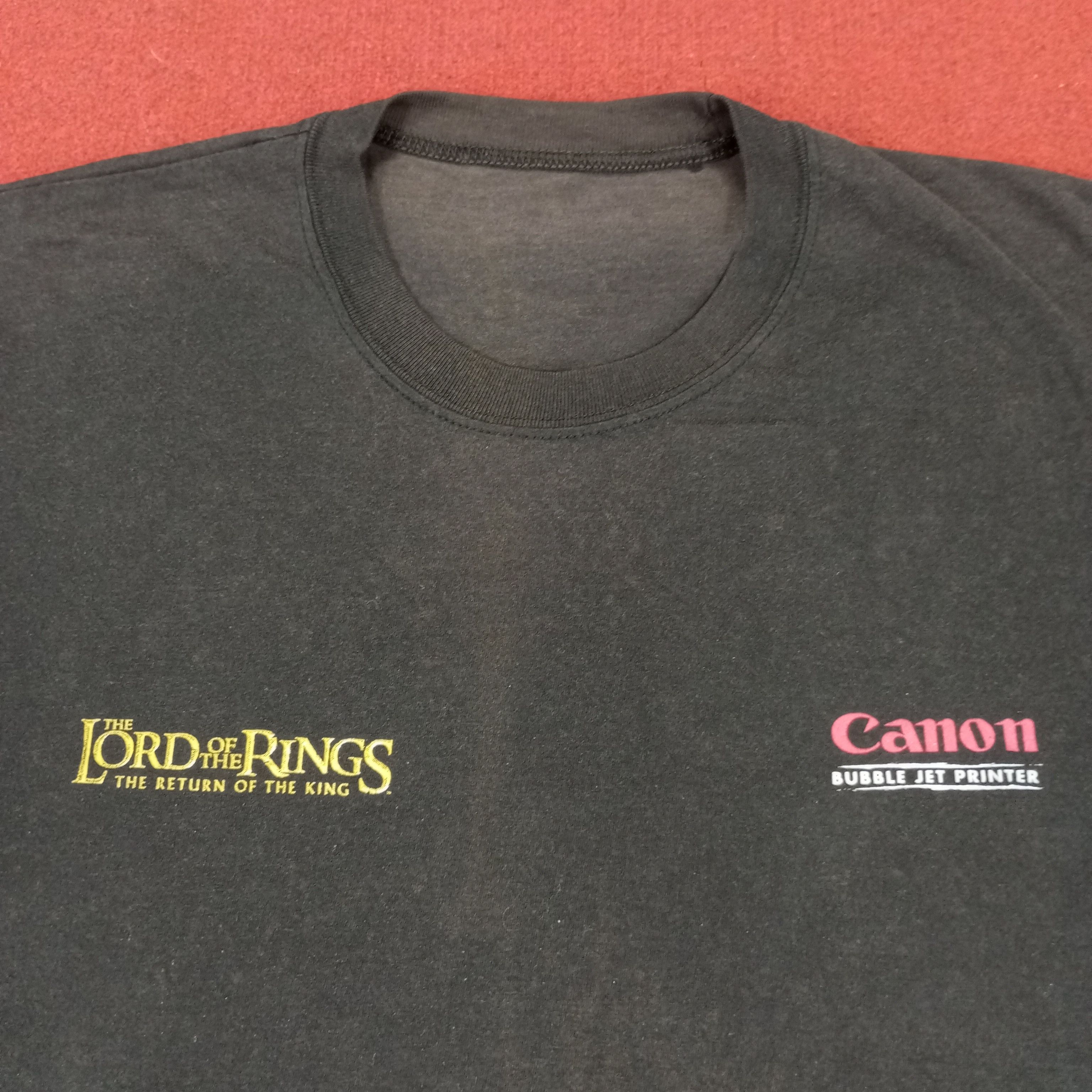 Vintage Lord Of The Rings Movie Canon Promo Style Tshirt Size US M / EU 48-50 / 2 - 4 Thumbnail