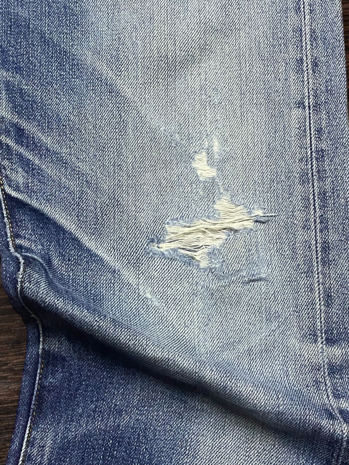 Japanese Brand Vintage Japanese Brand Uniqlo Selvedge Distressed Slim Jeans Size US 31 - 7 Thumbnail