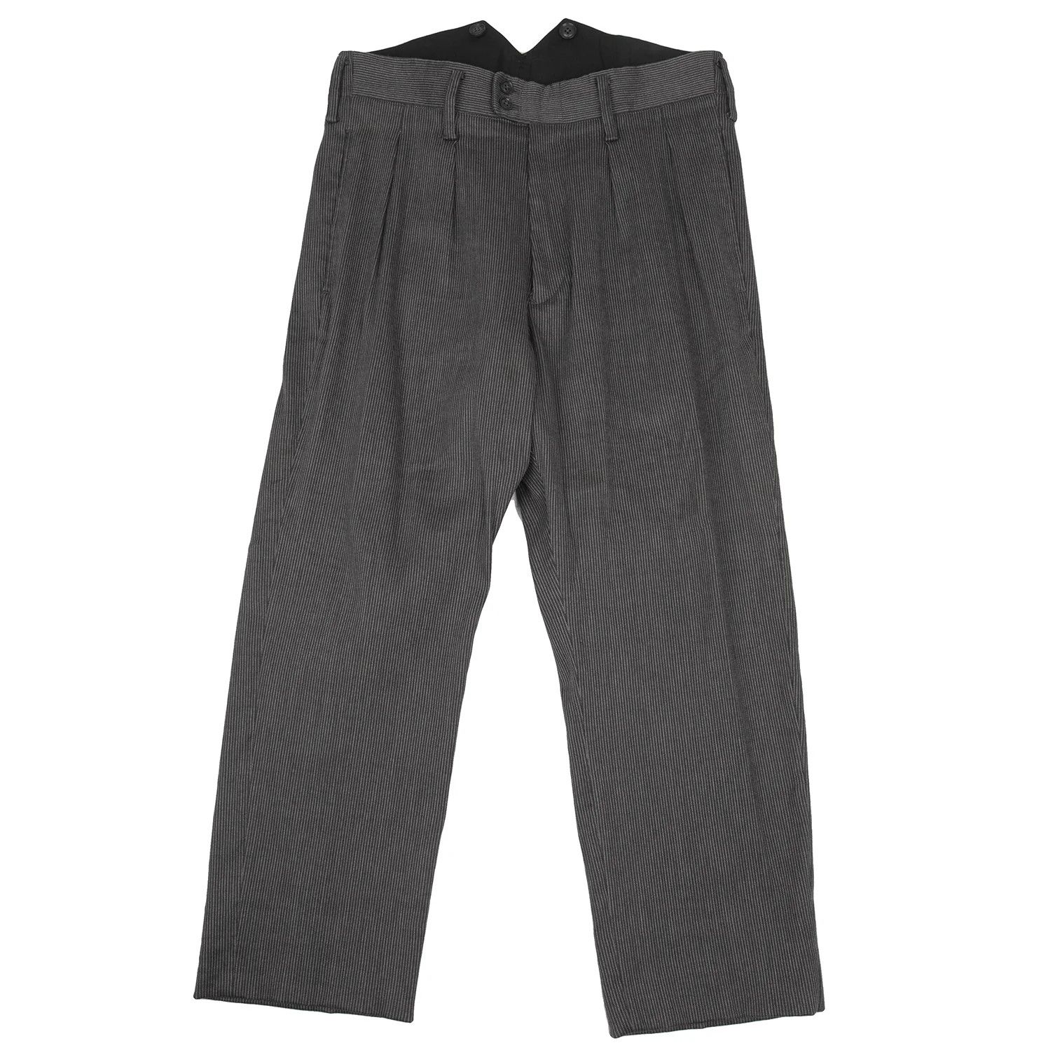Yohji Yamamoto Yohji Yamamoto Linen Blend Stripe Set-Up Size US M / EU 48-50 / 2 - 12 Thumbnail