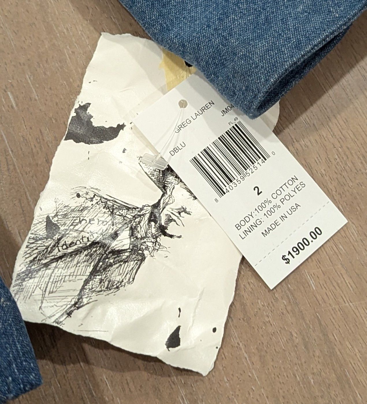 Greg Lauren Greg Lauren Sherpa Linen Denim Shawl Jacket Denim 2 - Medium Size US M / EU 48-50 / 2 - 9 Thumbnail
