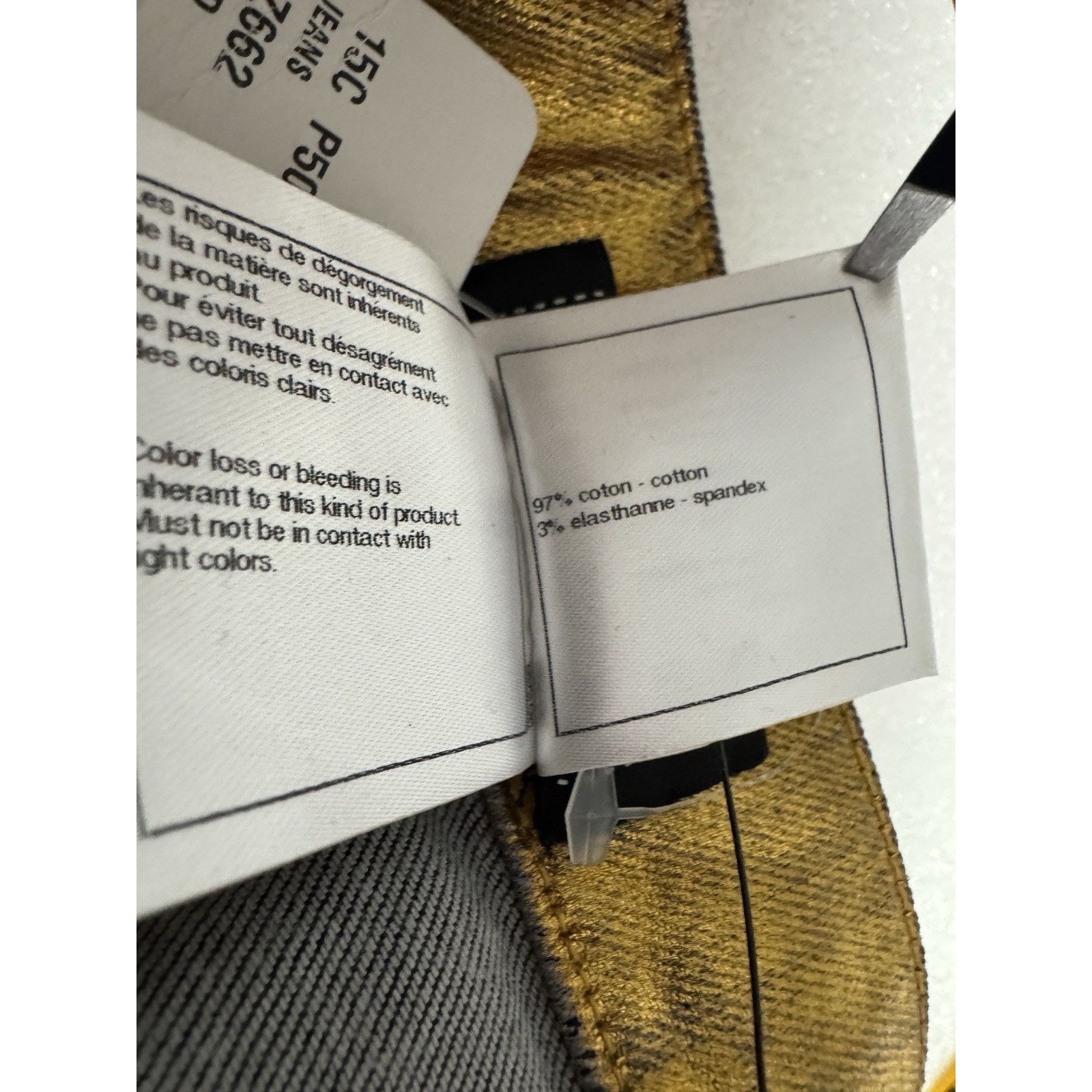 Chanel CHANEL NWT Gold Denim Djuns Size 34 $1450 Size 34" / US 12 / IT 48 - 22 Thumbnail