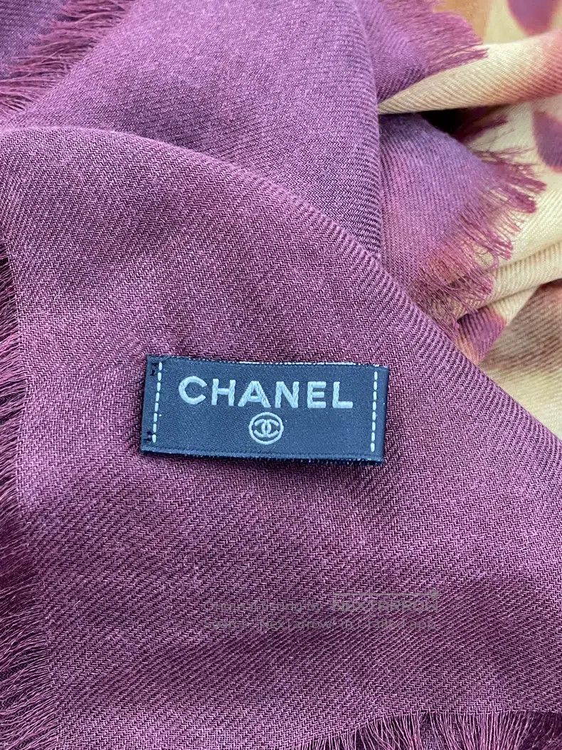 Chanel Chanel 26 vic gift limited cashmere scarf shawl Size ONE SIZE - 4 Thumbnail