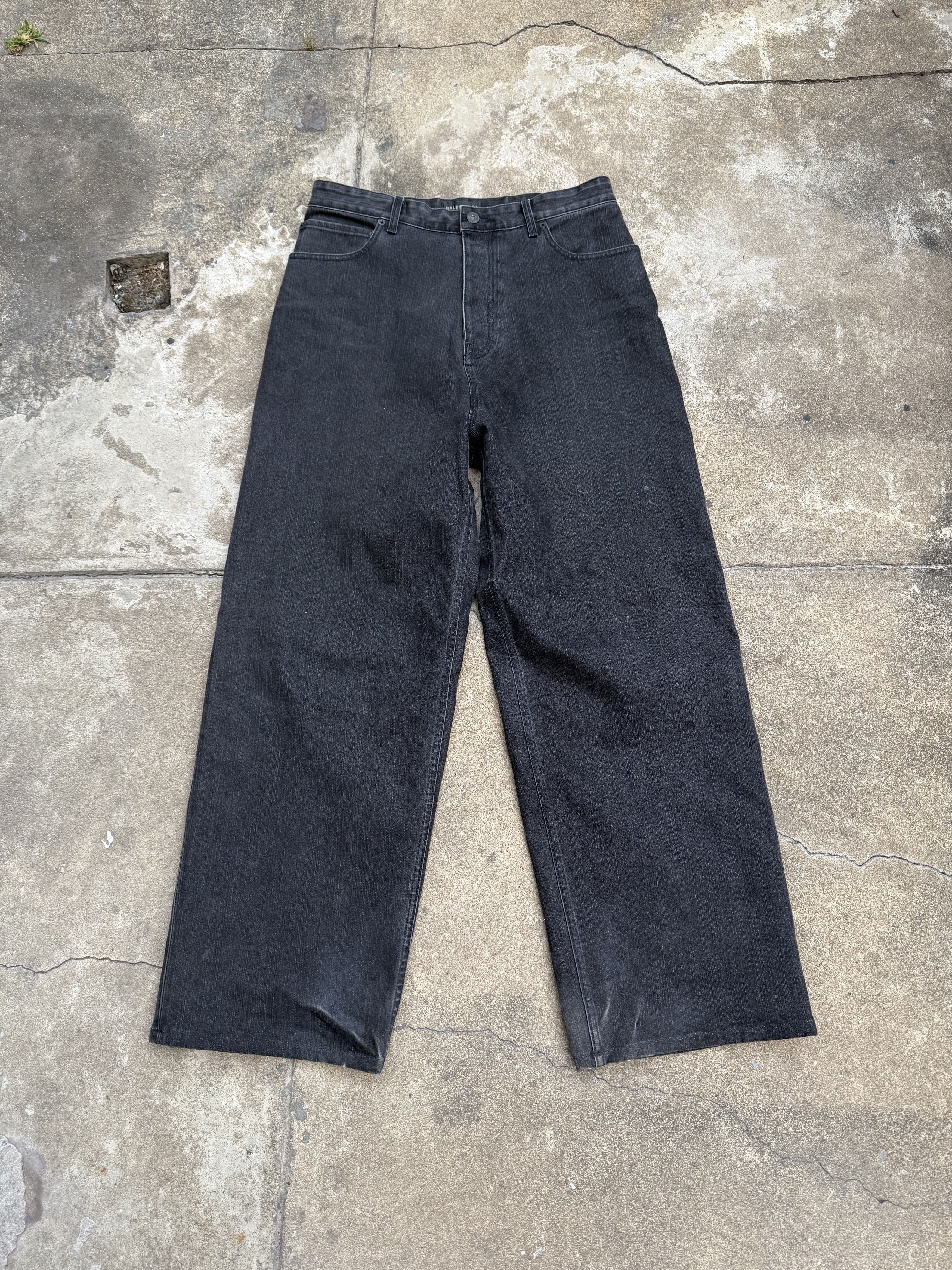 Balenciaga Skiwear Waterproof Fleece Lined Baggy Wide Leg Denim Size US 32 / EU 48 - 1 Thumbnail