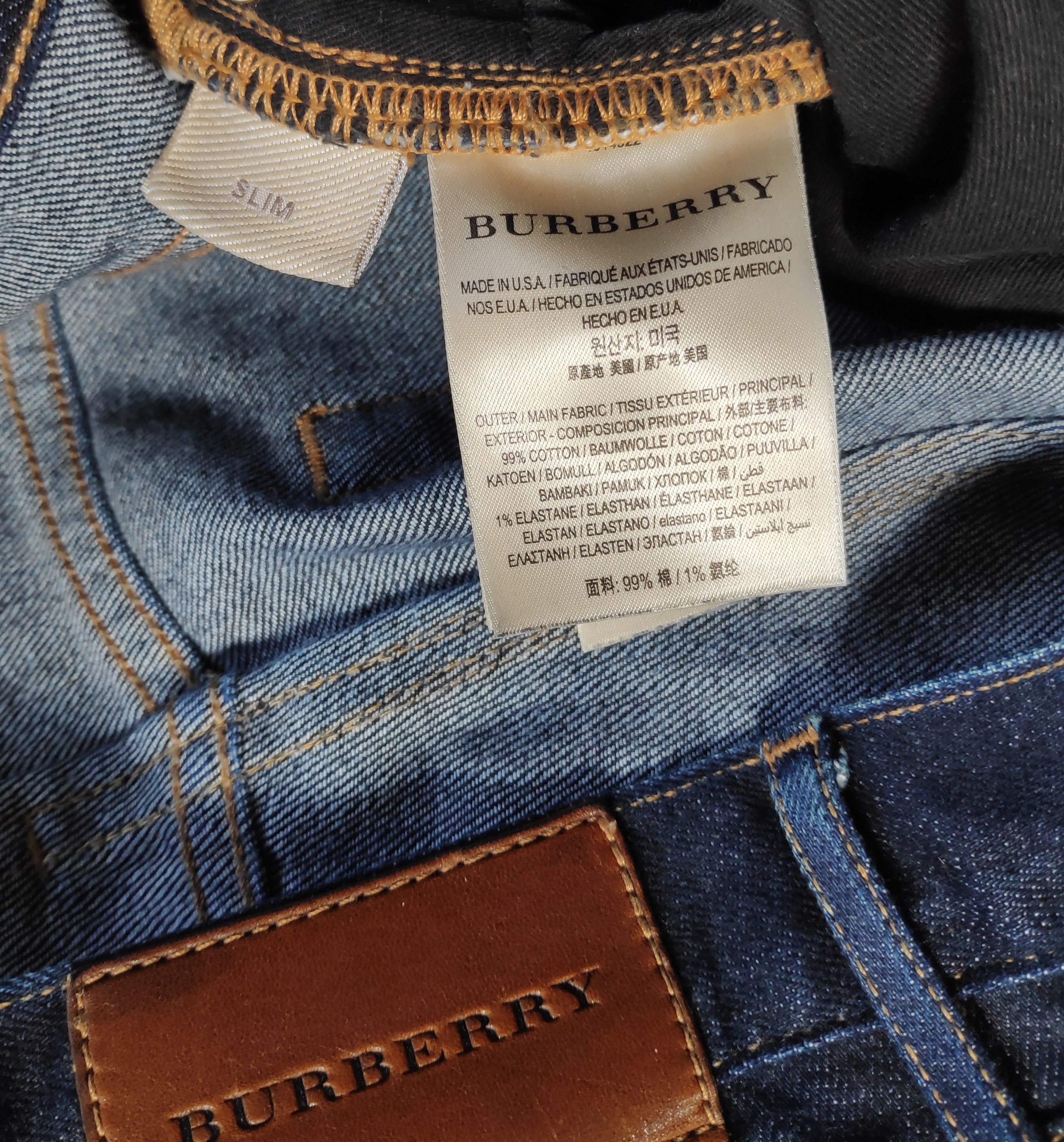 Burberry Burberry Brit Denim Jeans Slim Fit made in USA sz W36 L32 Size US 36 / EU 52 - 10 Thumbnail