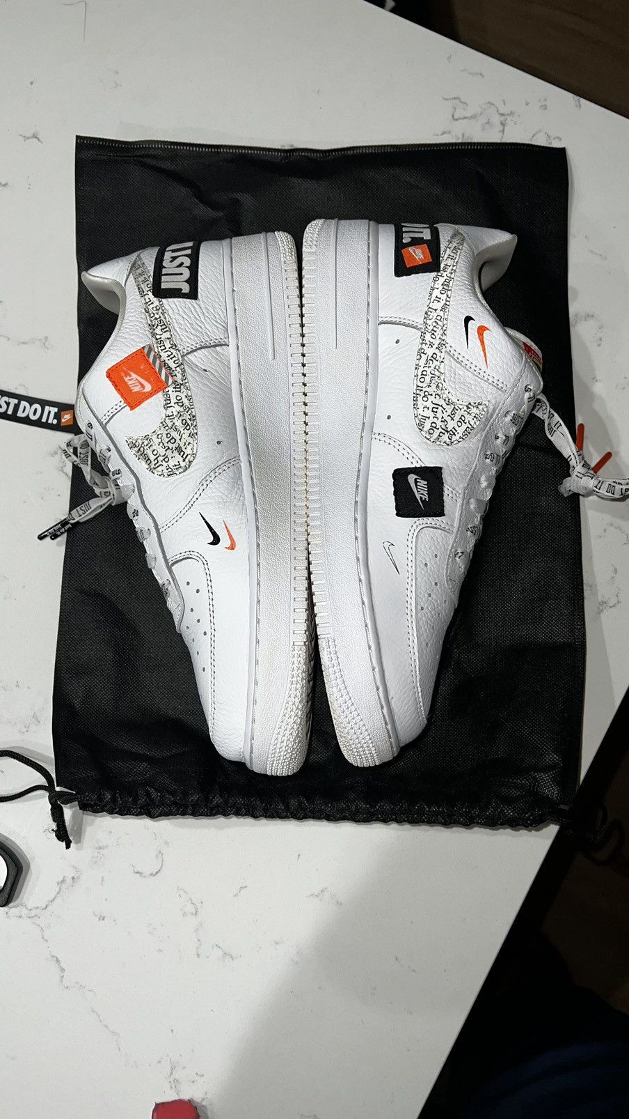 Nike Nike Air Force 1 ‘07 PRM JUST DO IT Size US 11 / EU 44 - 6 Thumbnail
