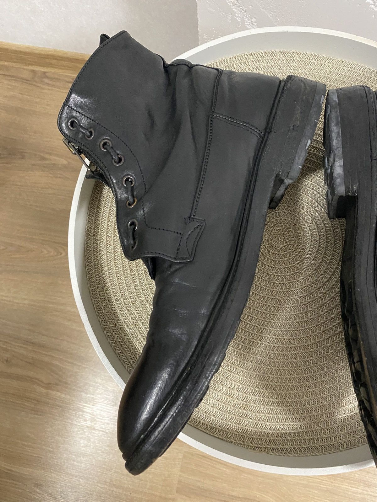 Officine Creative Officine Creative Front Zip Avantgarde Leather Boots Sz: 41 Size US 8 / EU 41 - 7 Thumbnail