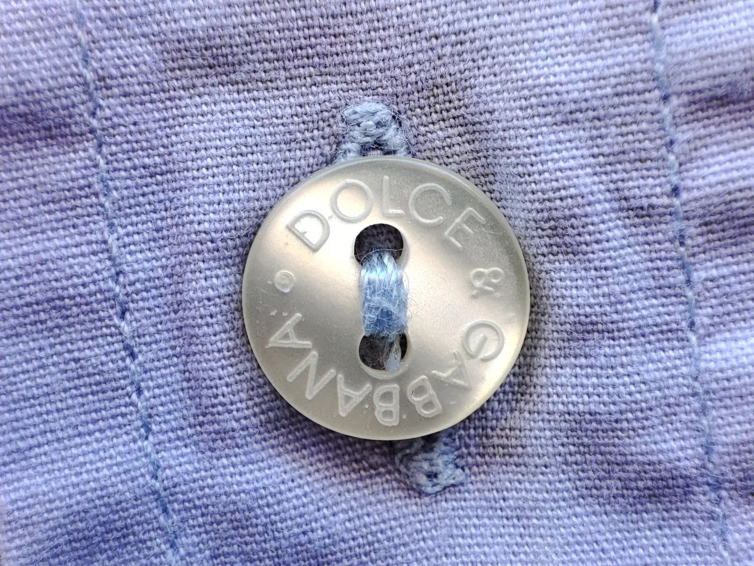 Dolce & Gabbana Dolce & Gabbana Purple DG Logo button shirt Size US M / EU 48-50 / 2 - 7 Thumbnail