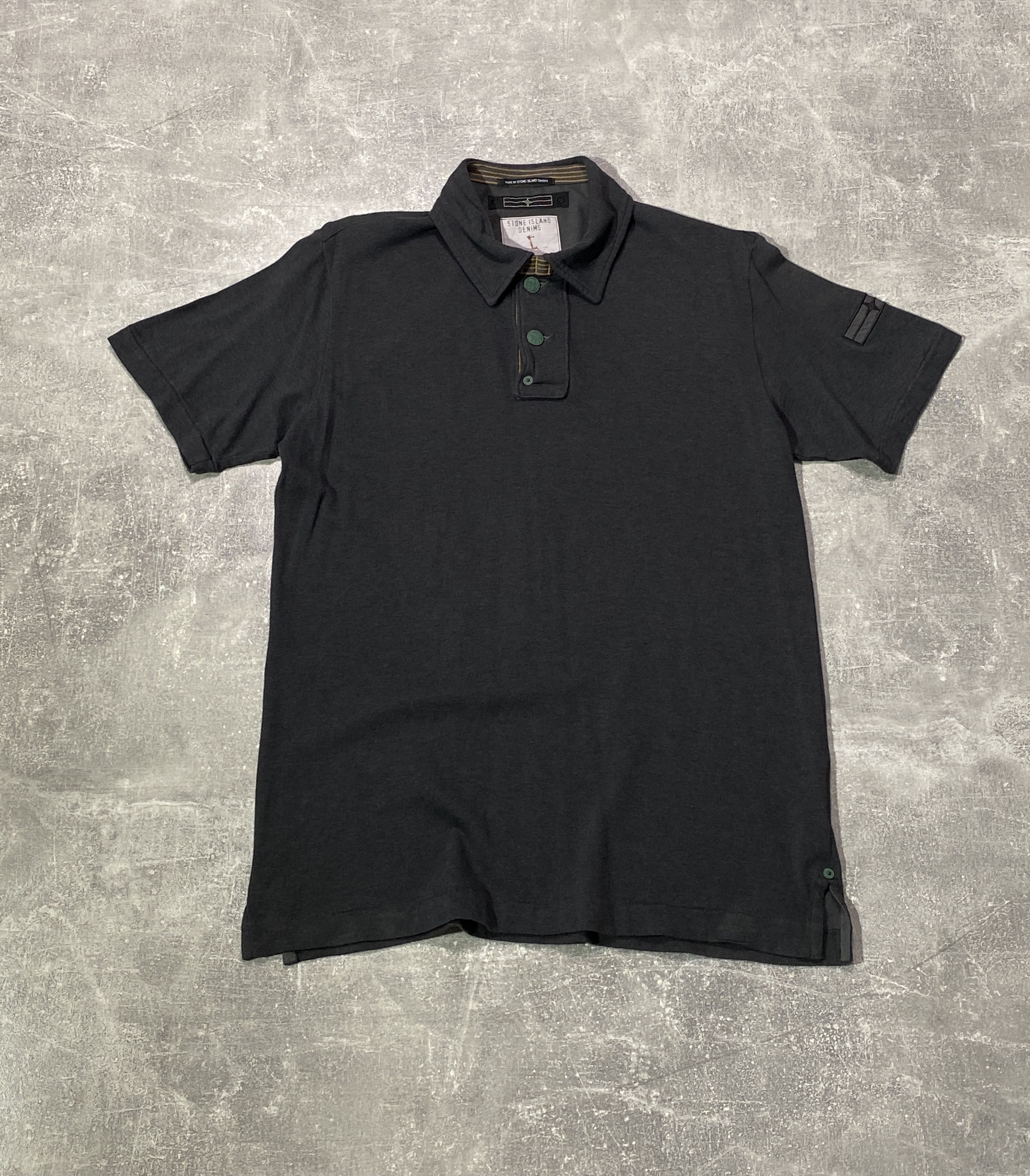 Stone Island Vintage 00s Stone Island Compass Polo T-shirt Military Style Size US L / EU 52-54 / 3 - 1 Thumbnail