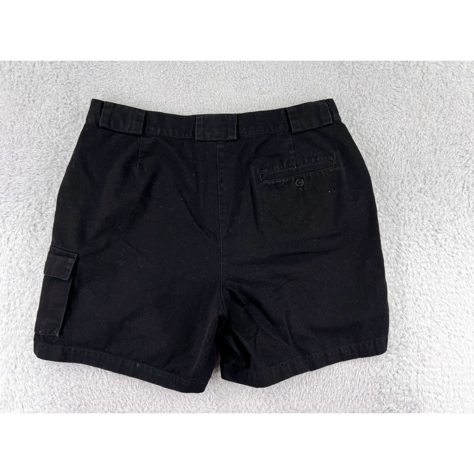 Ralph Lauren Lauren Ralph Lauren Shorts Women 14 Black Golf Twill Pockets 5-Pocket Design Chino Regular Cotton Blend 8 in Inseam Vintage No Size 36" / US 14 / IT 50 - 2 Thumbnail