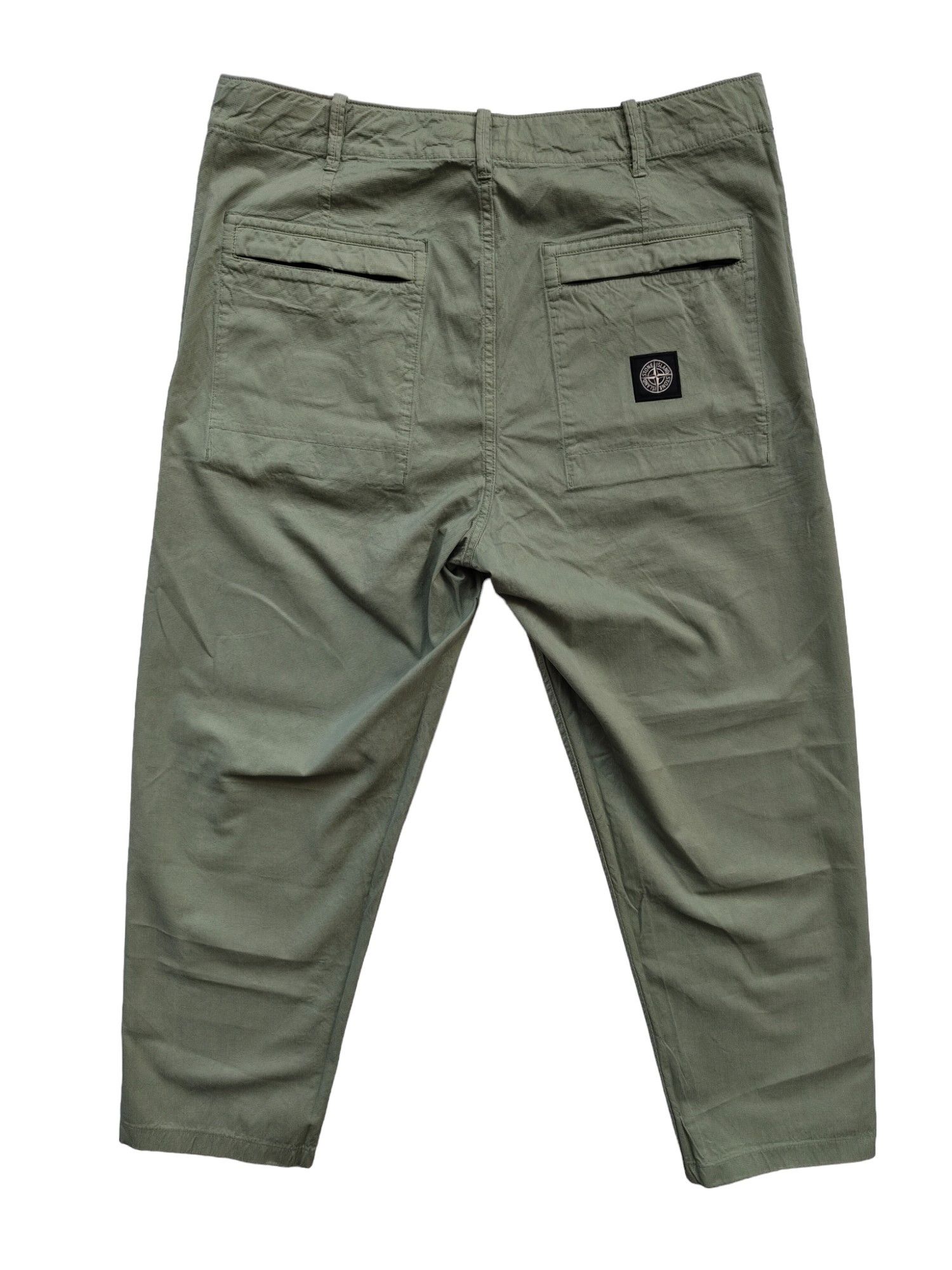 Stone Island Stone Island Reversible Light Army Green Cropped Pants Size US 32 / EU 48 - 4 Thumbnail