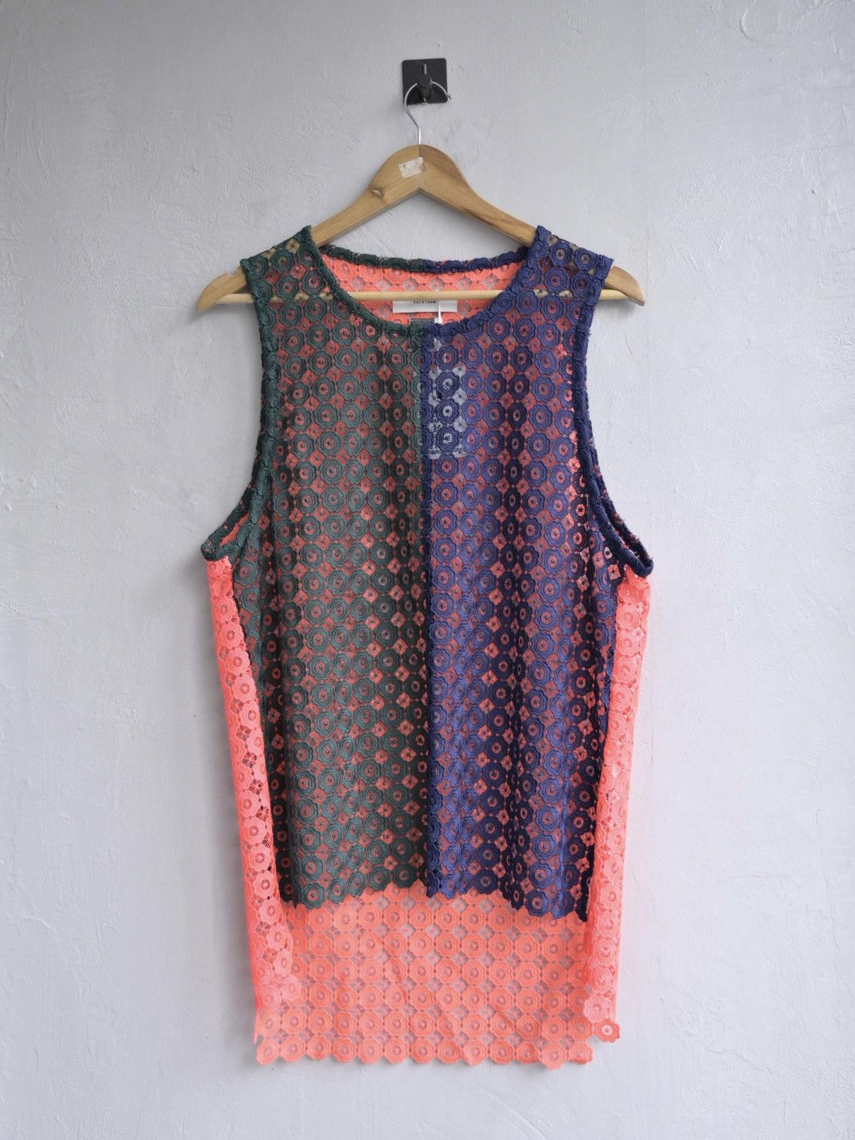 Facetasm FACETASM SS19 Lace Sleeveless Top Size US L / EU 52-54 / 3 - 1 Thumbnail